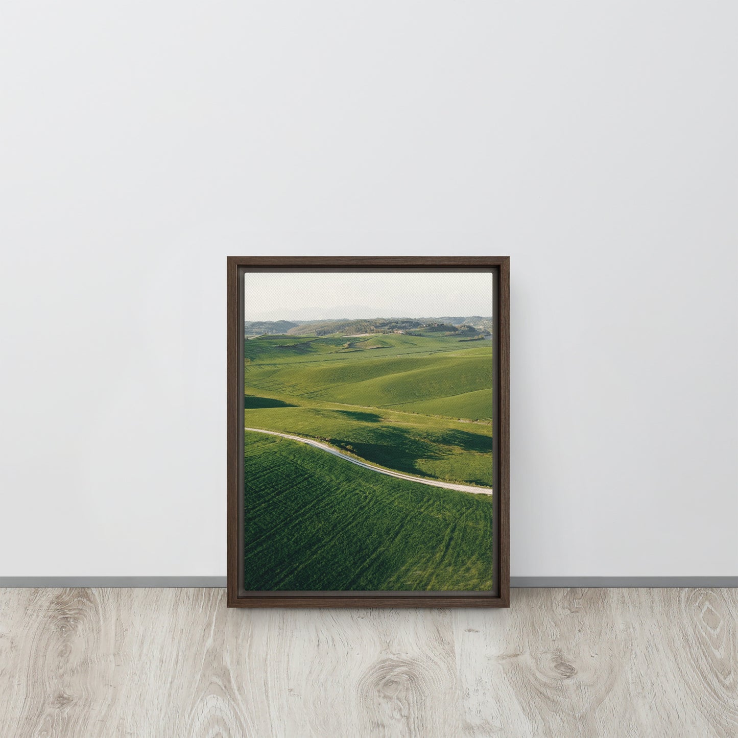 COUNTRY PEACE. Framed canvas