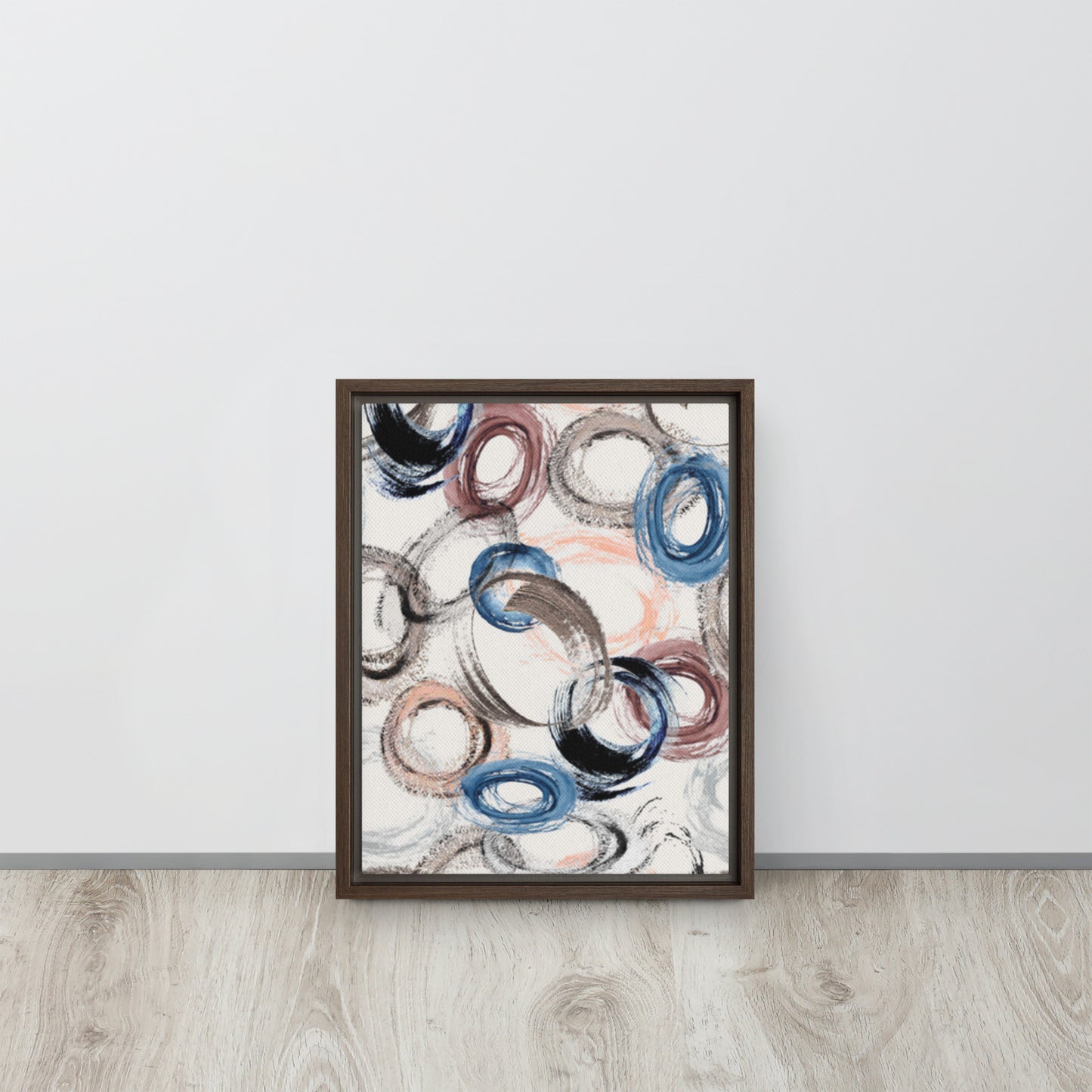 CIRCLES. Framed canvas