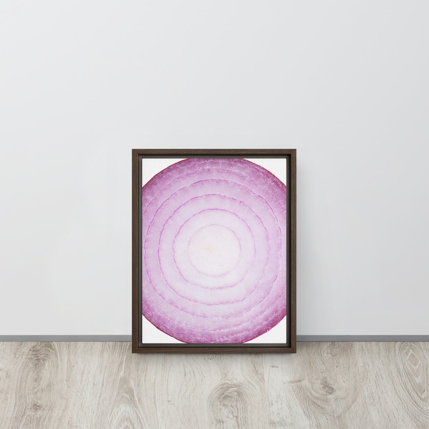 ONION. Framed canvas