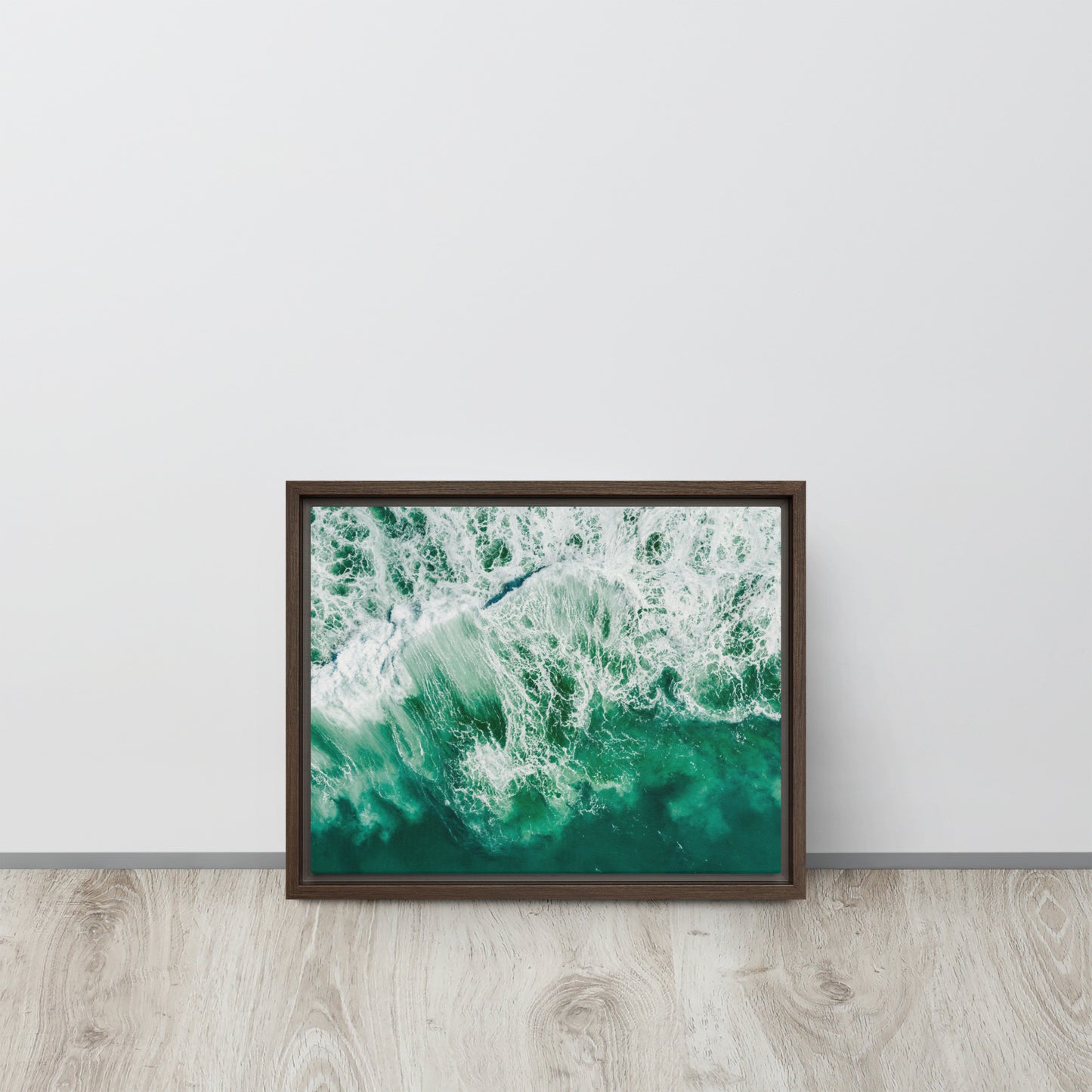 Ocean Waves. Framed canvas