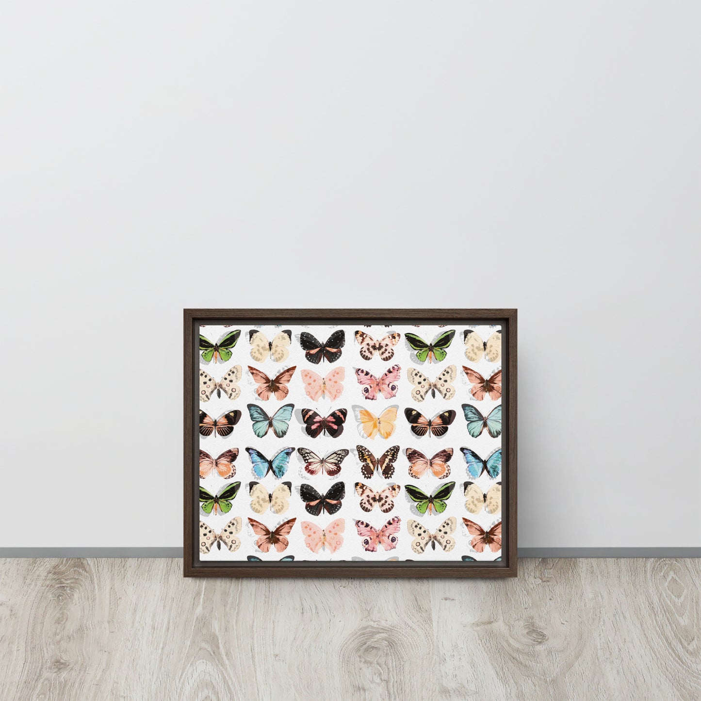 Butterfly. Framed canvas