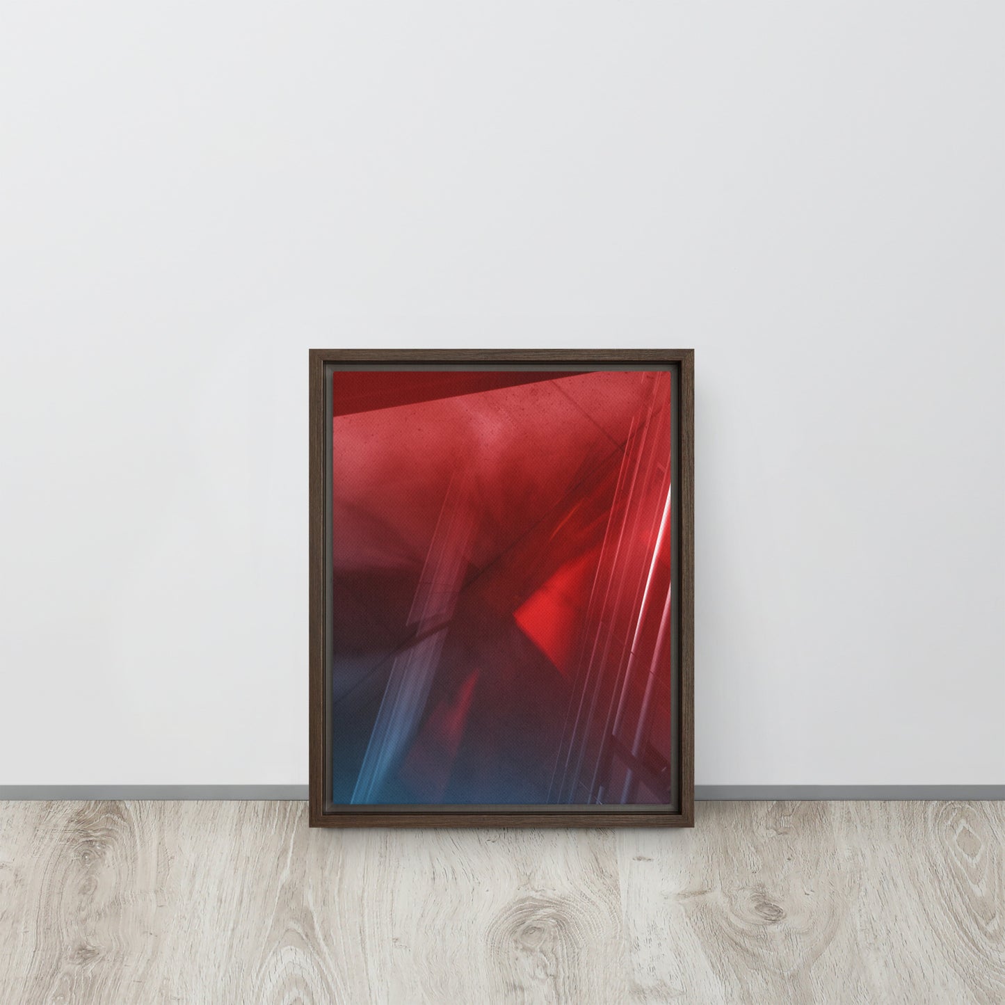 Fire & Ice. Framed canvas