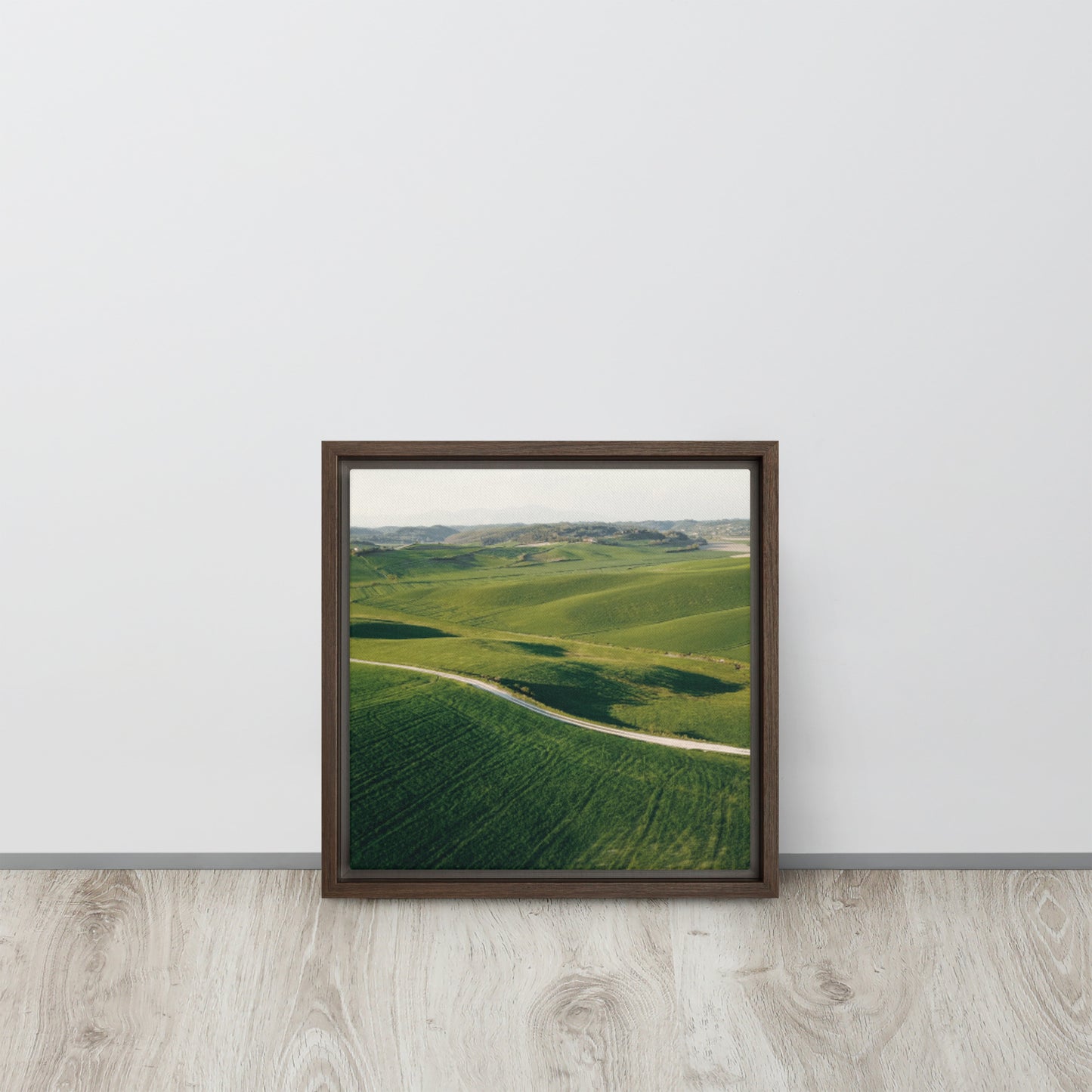 COUNTRY PEACE. Framed canvas