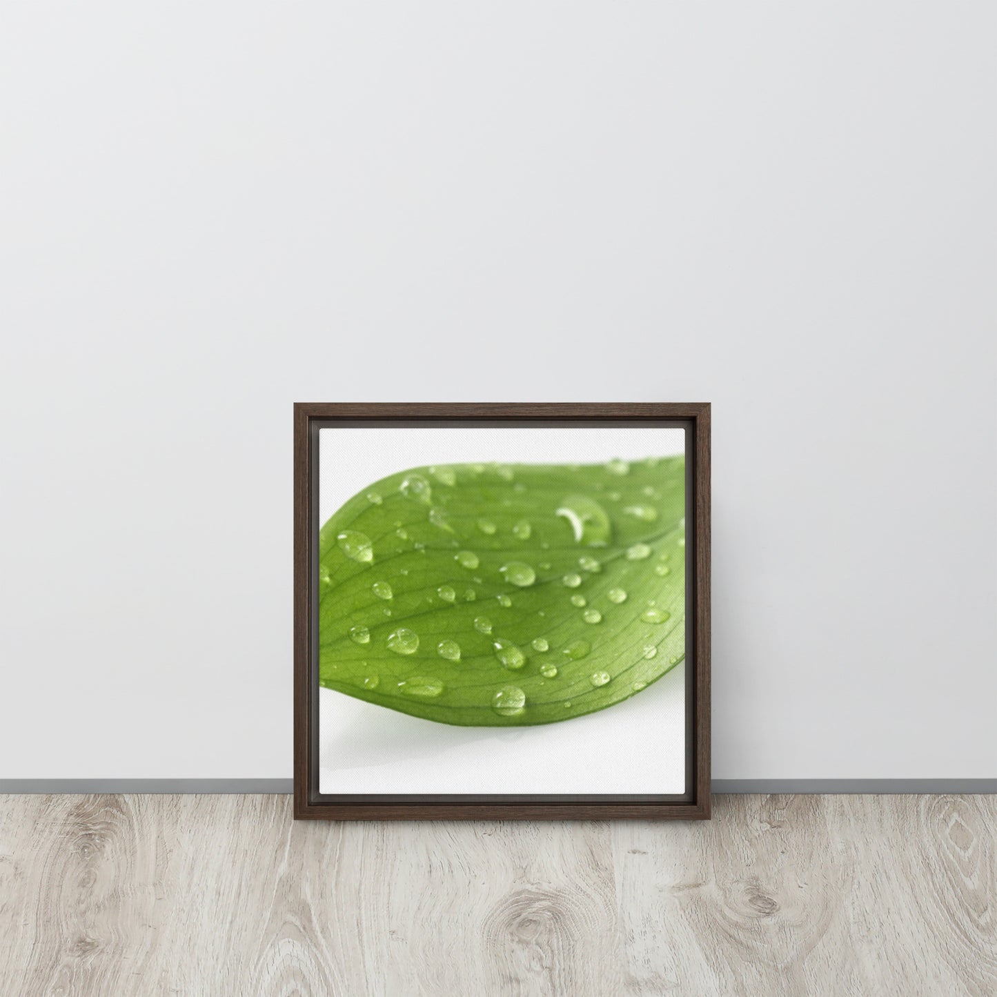 LEAF. Framed canvas