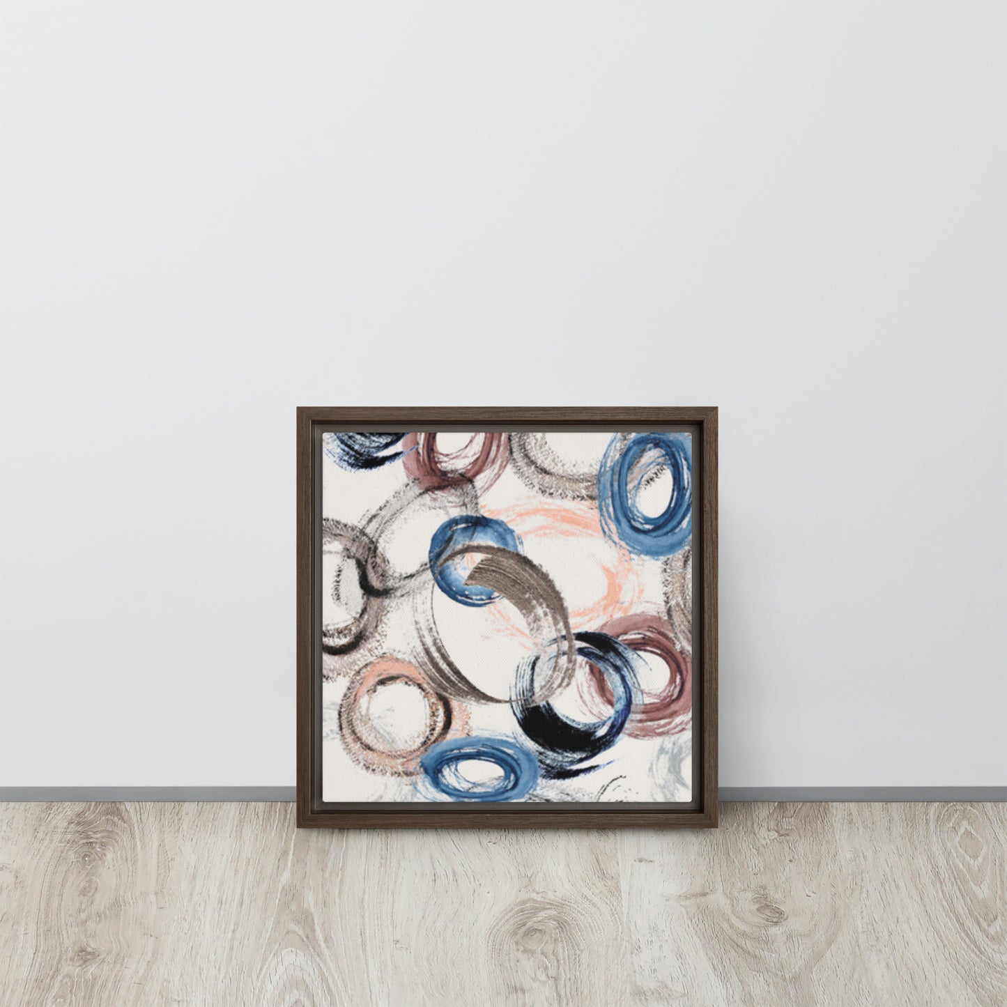 CIRCLES. Framed canvas