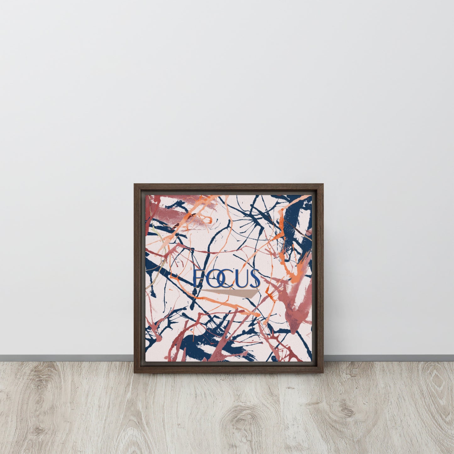 FOCUS. Framed canvas