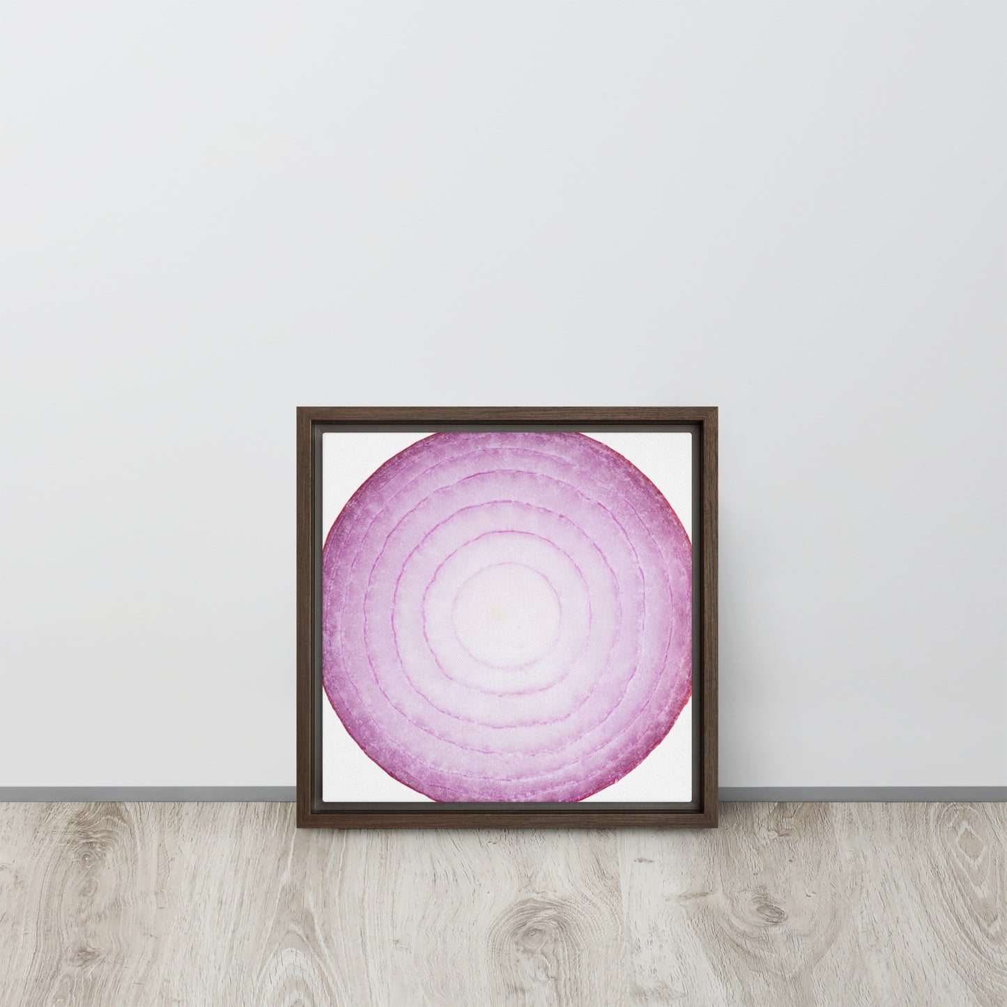 ONION. Framed canvas