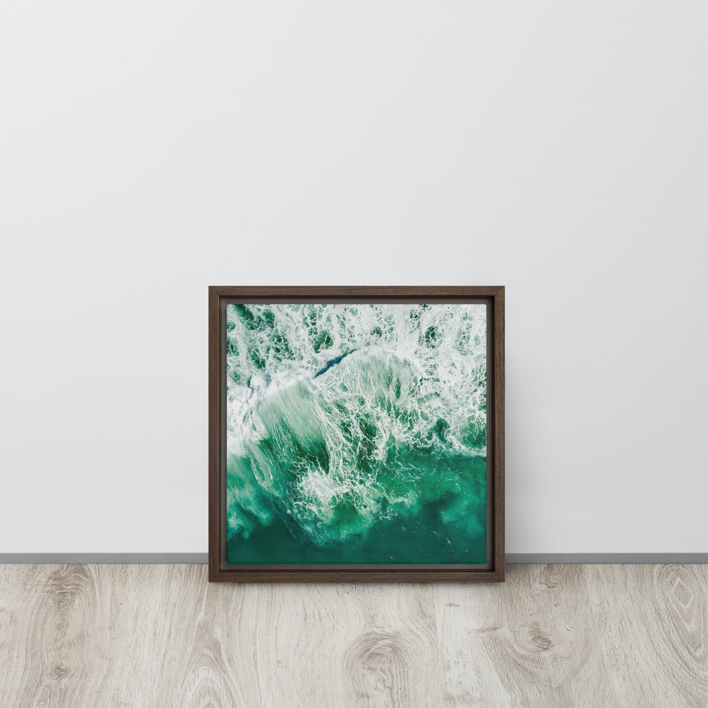 Ocean Waves. Framed canvas