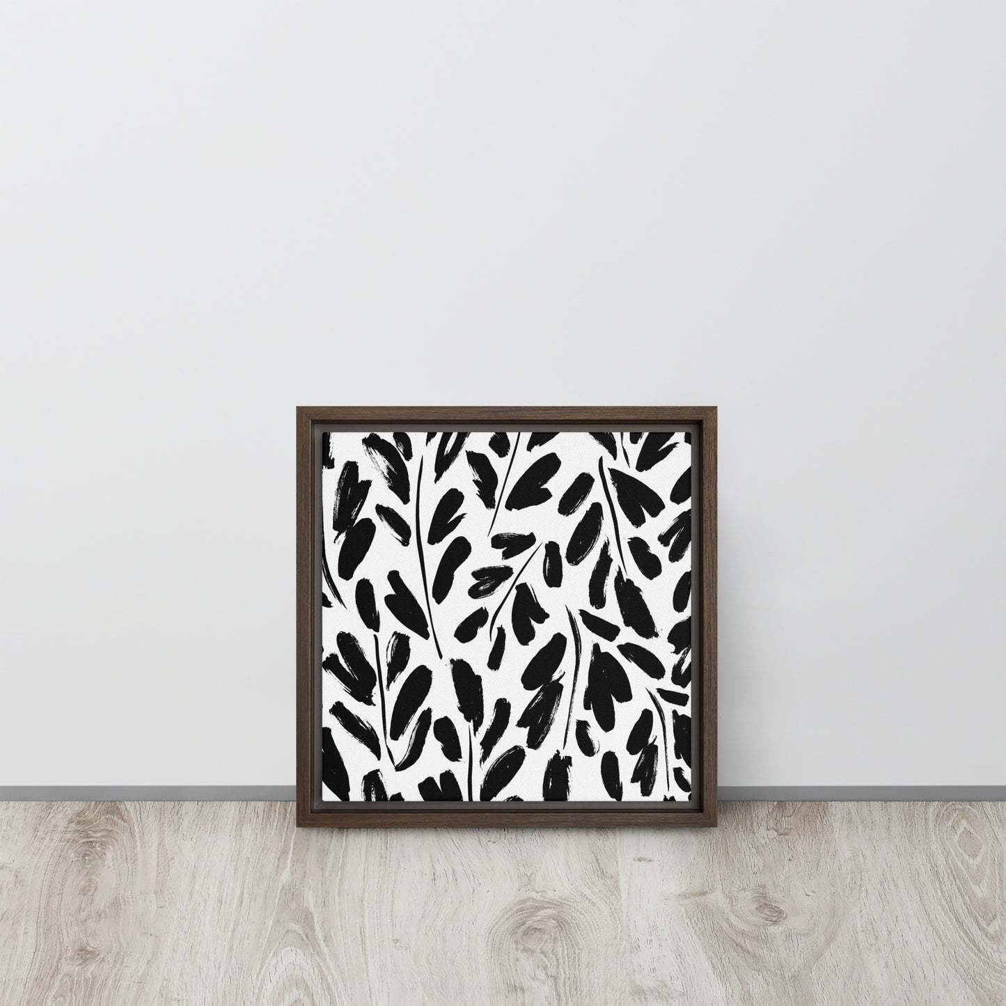 Black & White. Framed canvas