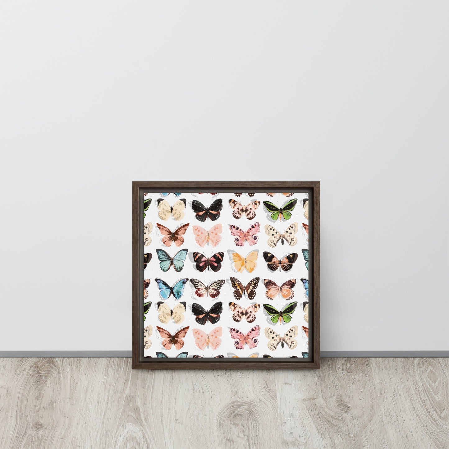 Butterfly. Framed canvas