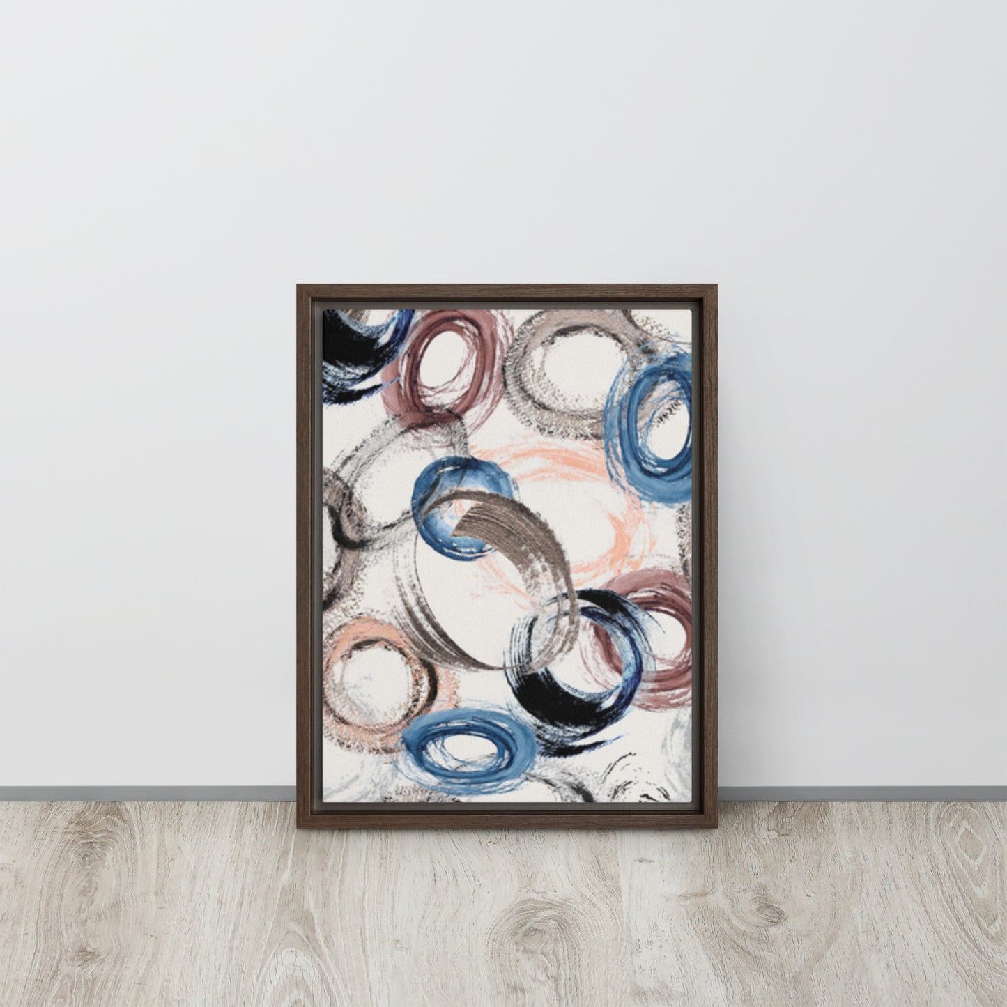 CIRCLES. Framed canvas