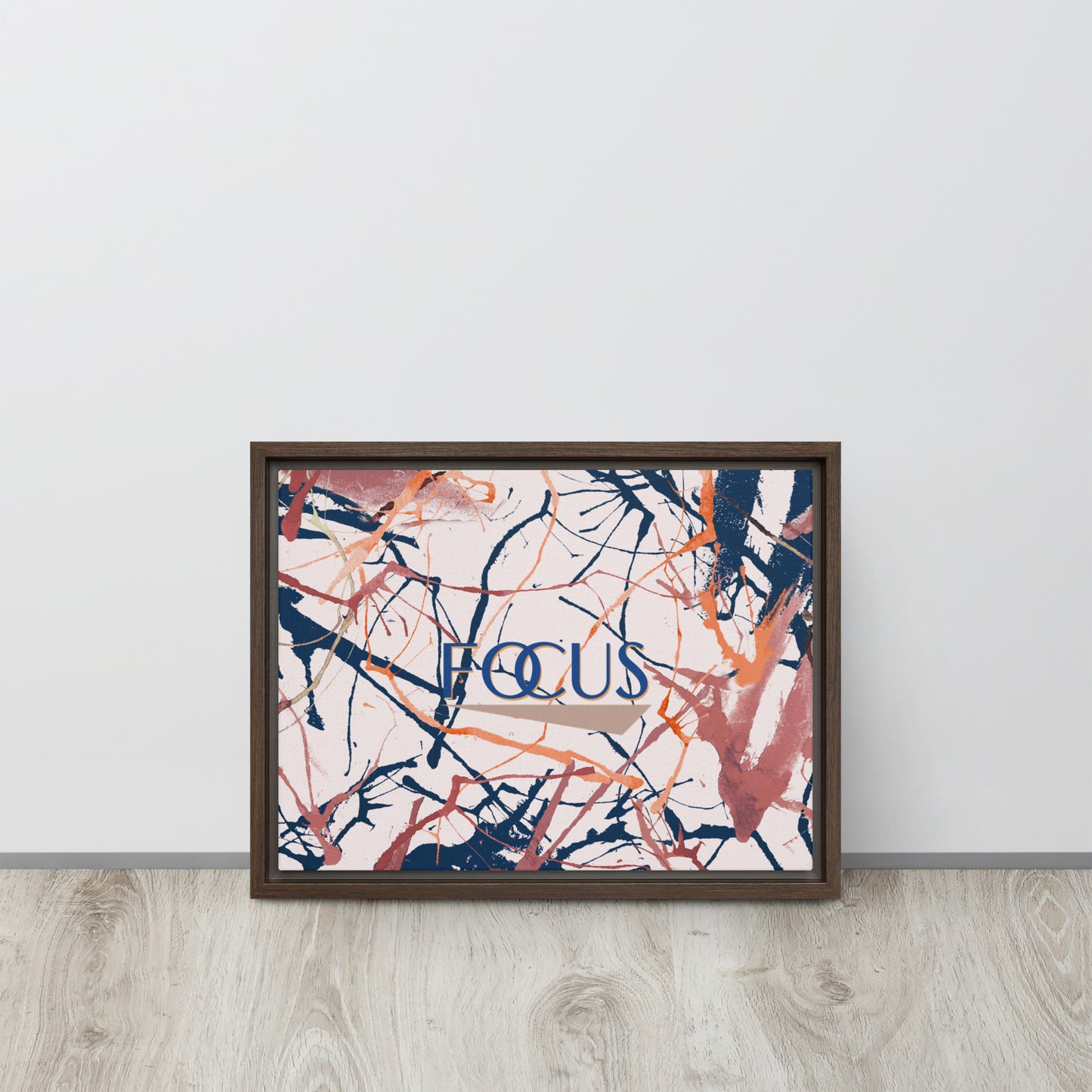 FOCUS. Framed canvas