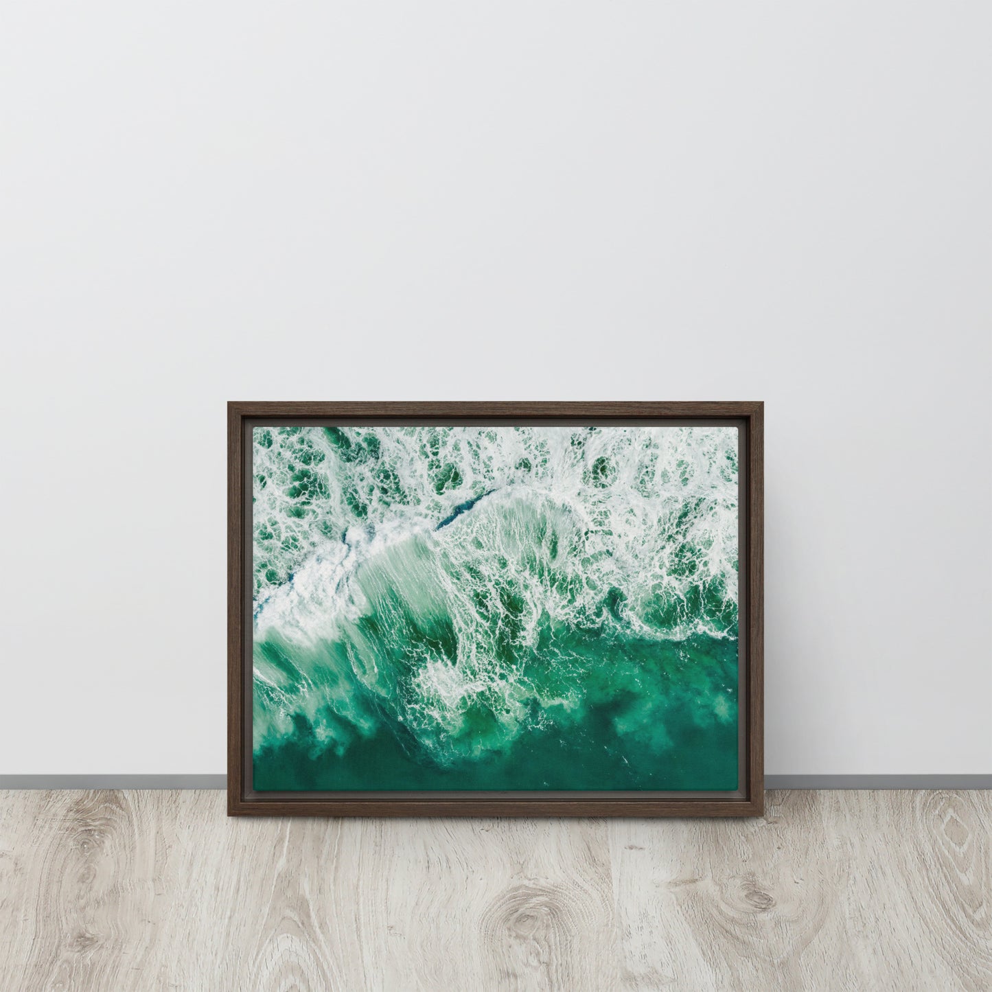 Ocean Waves. Framed canvas