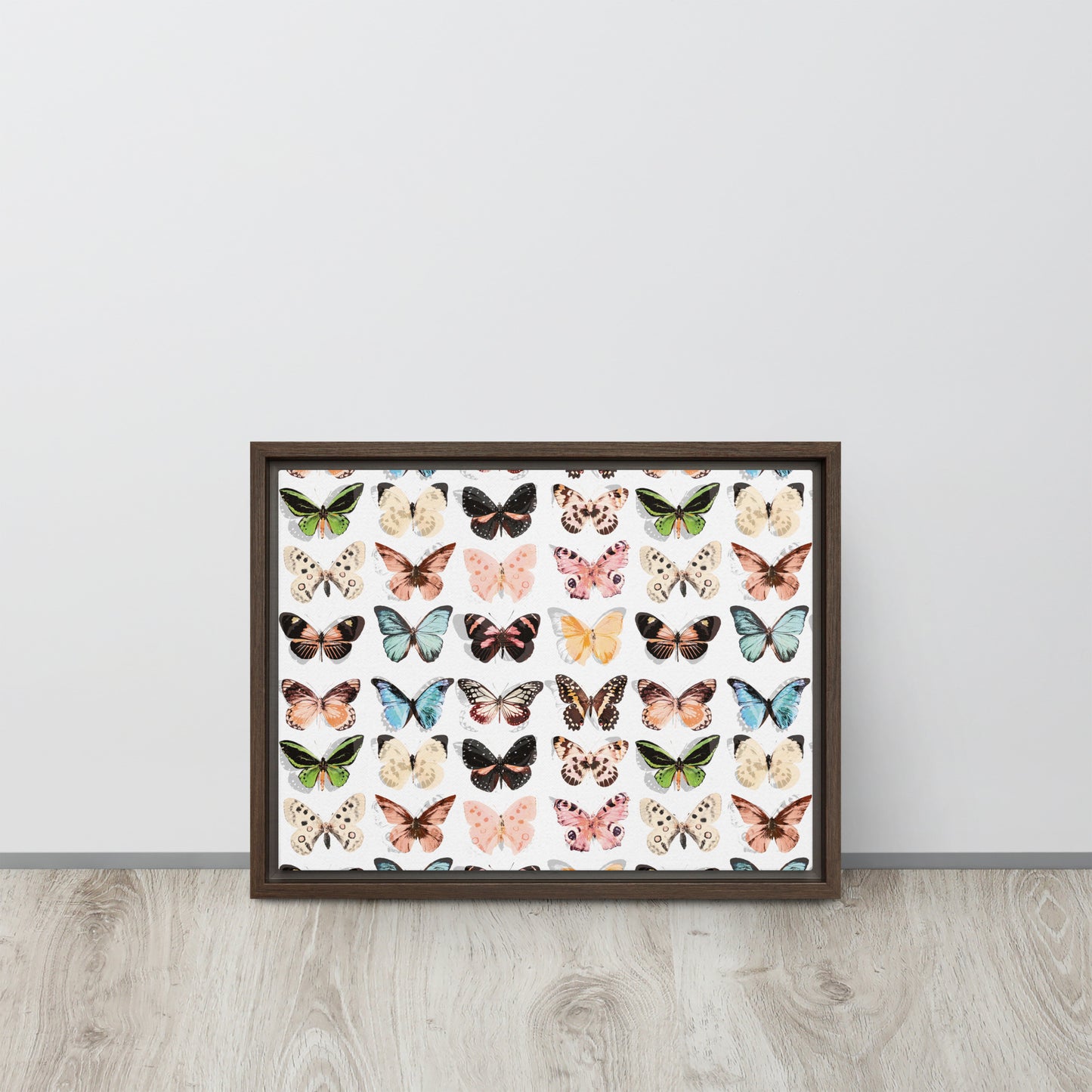 Butterfly. Framed canvas