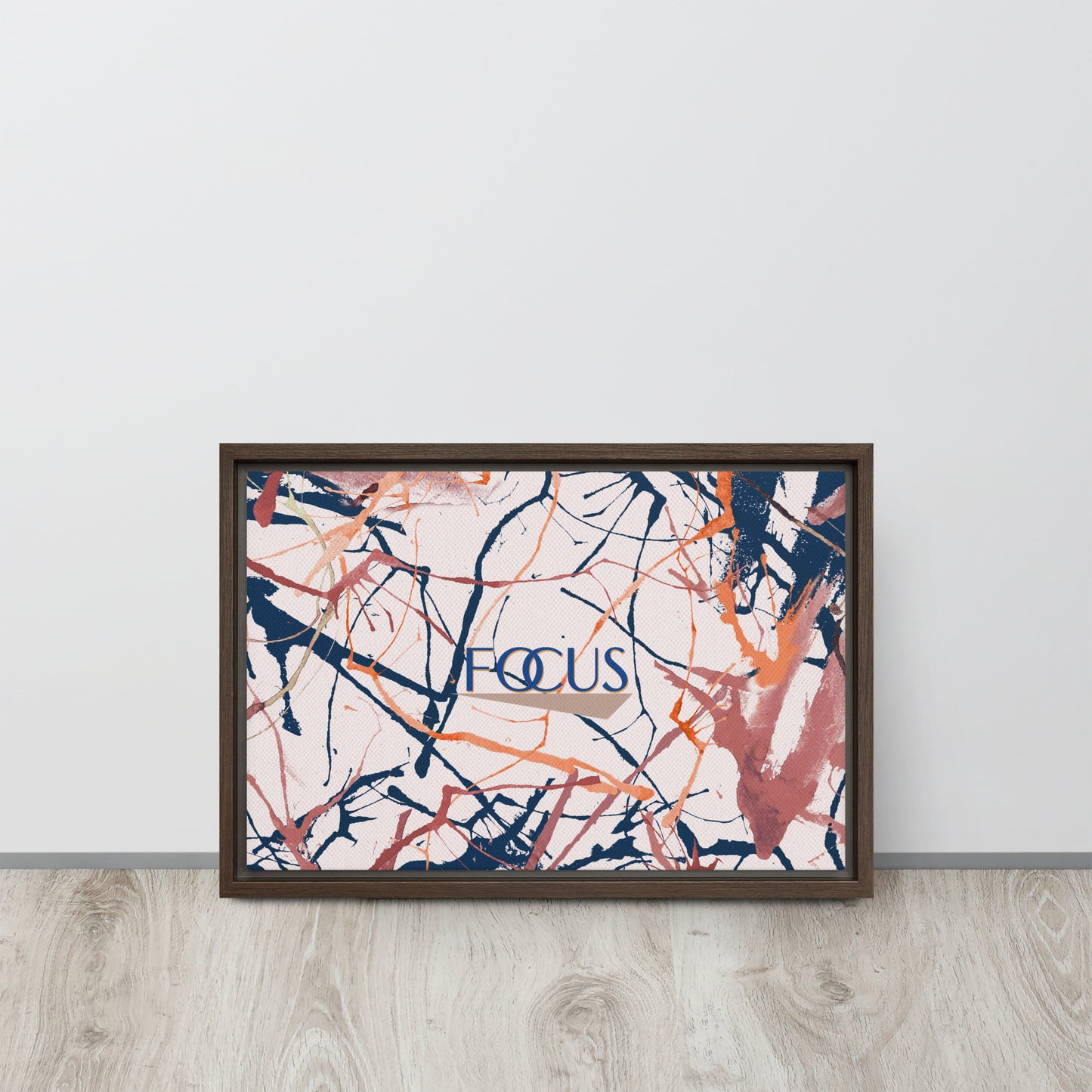 FOCUS. Framed canvas