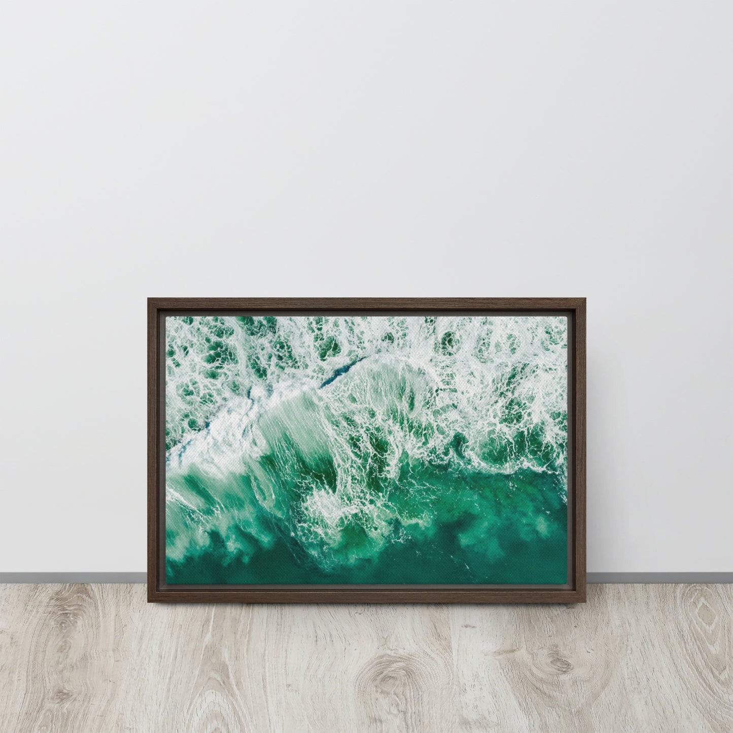 Ocean Waves. Framed canvas