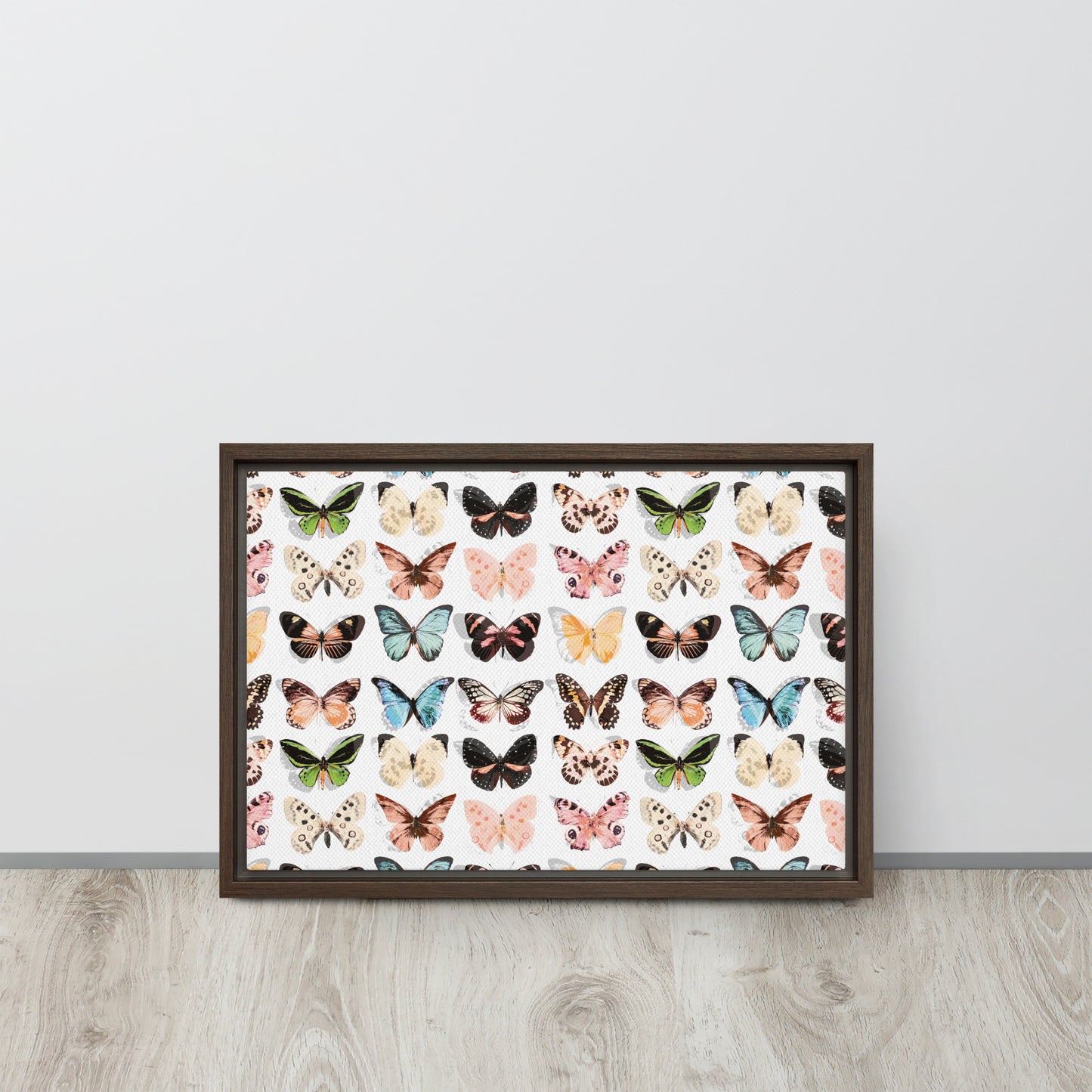 Butterfly. Framed canvas