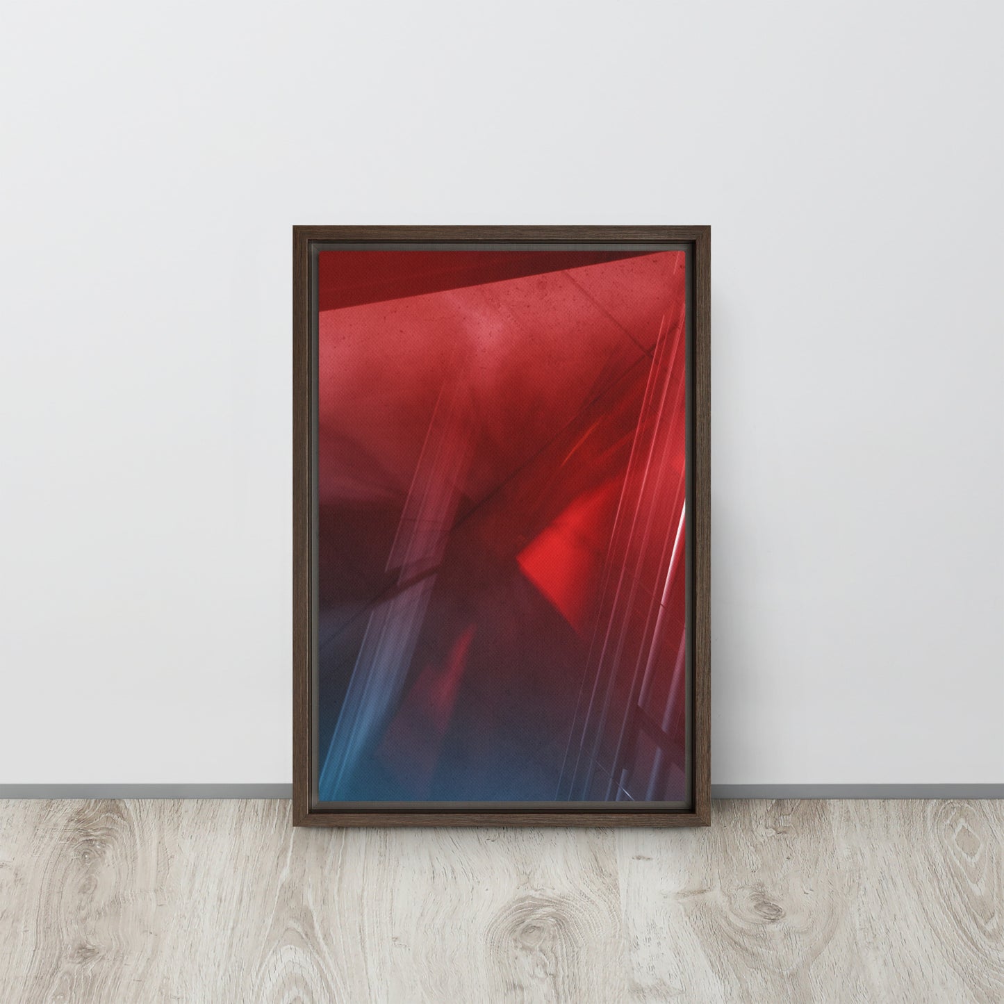 Fire & Ice. Framed canvas