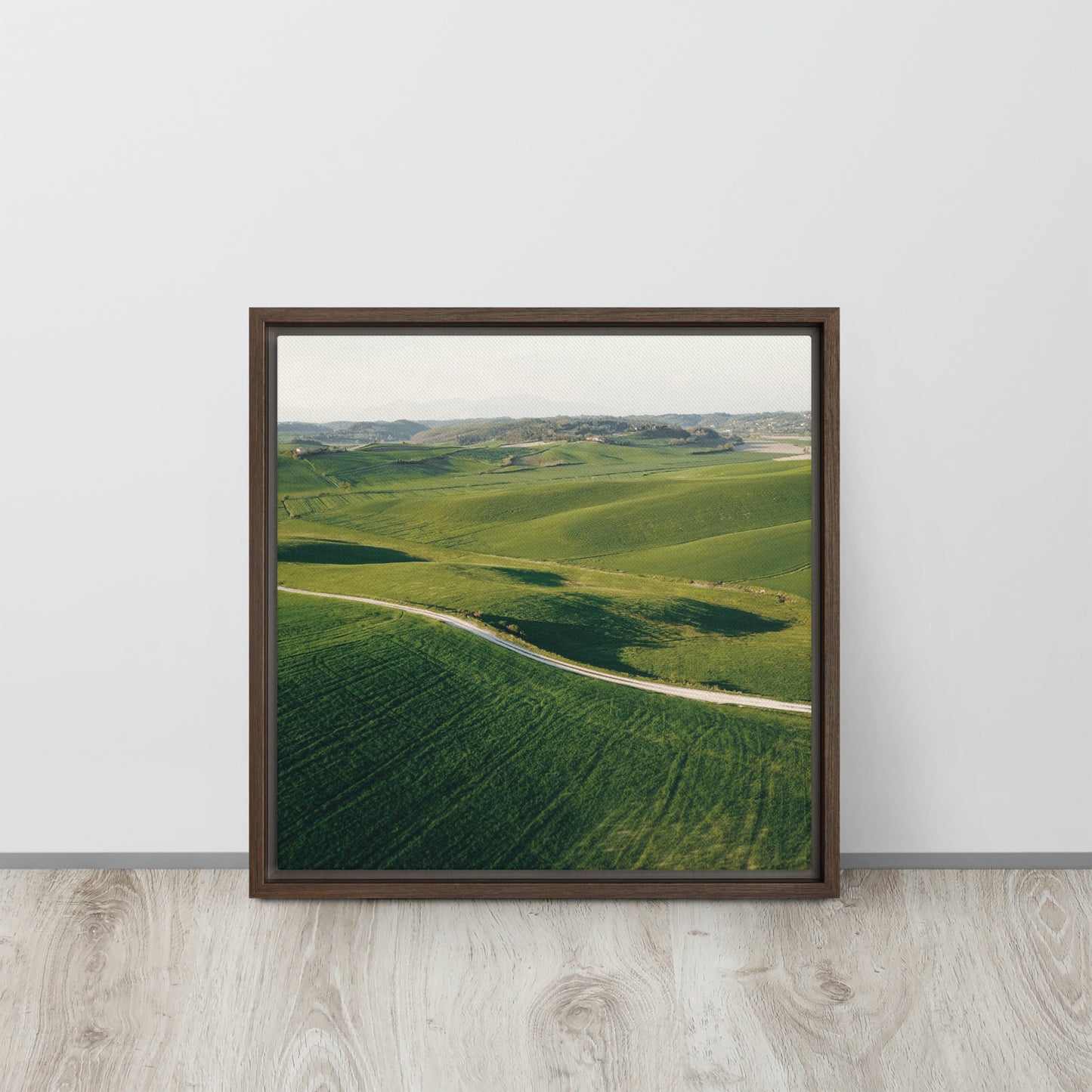 COUNTRY PEACE. Framed canvas