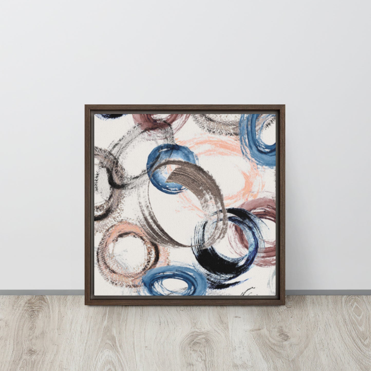 CIRCLES. Framed canvas