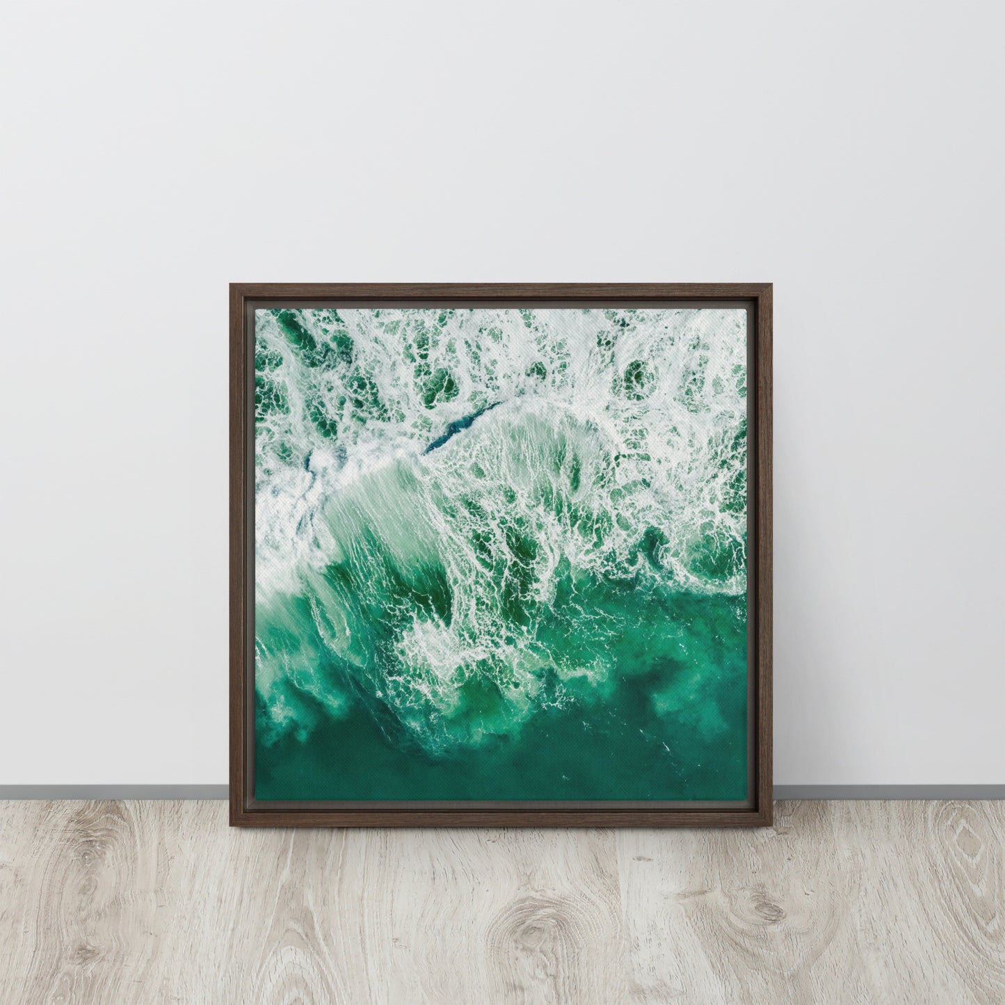 Ocean Waves. Framed canvas