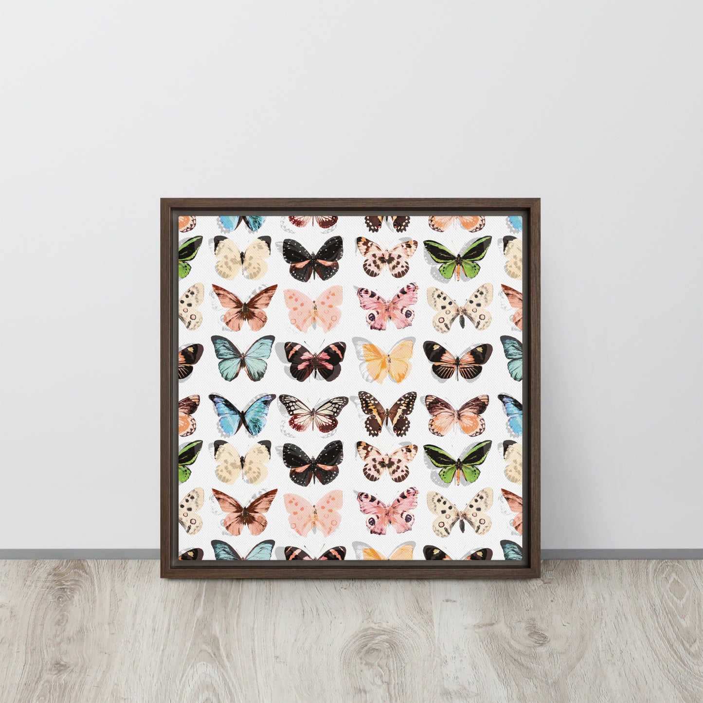 Butterfly. Framed canvas