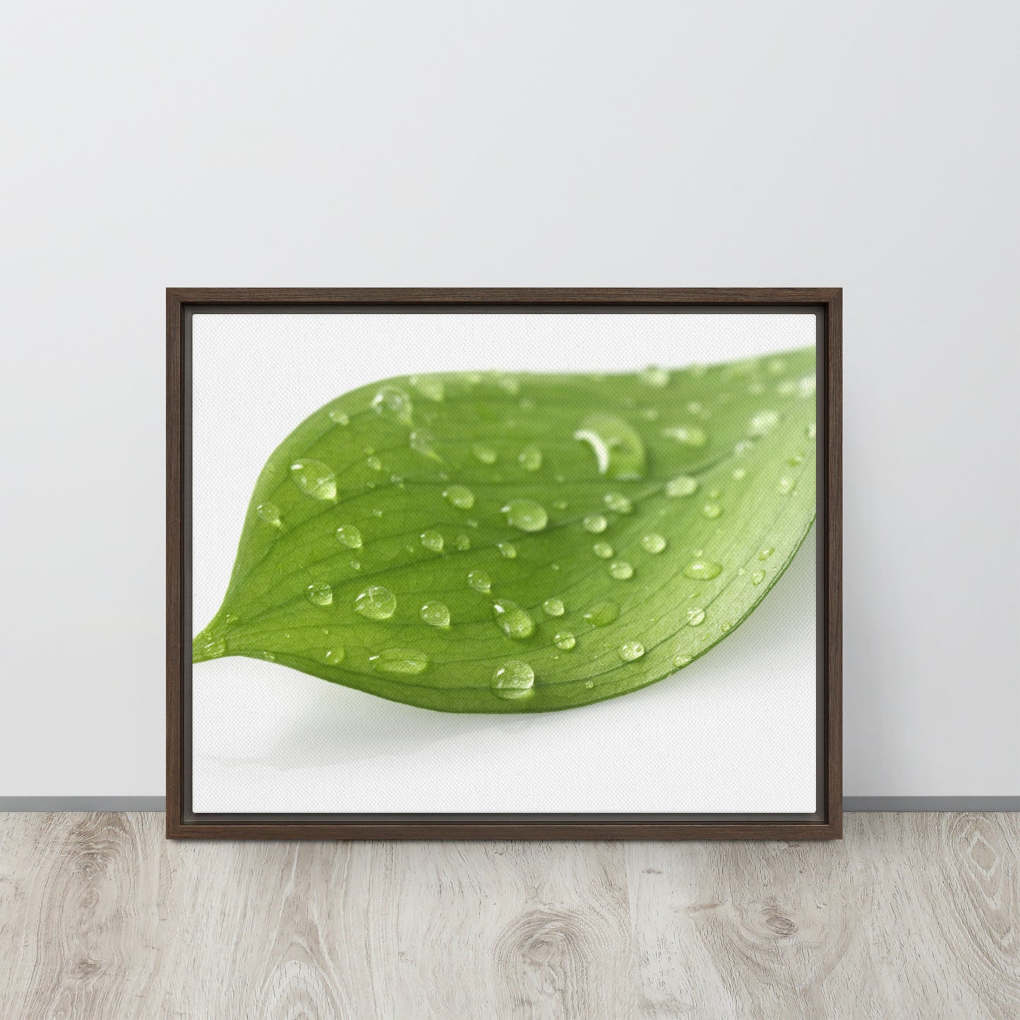 LEAF. Framed canvas