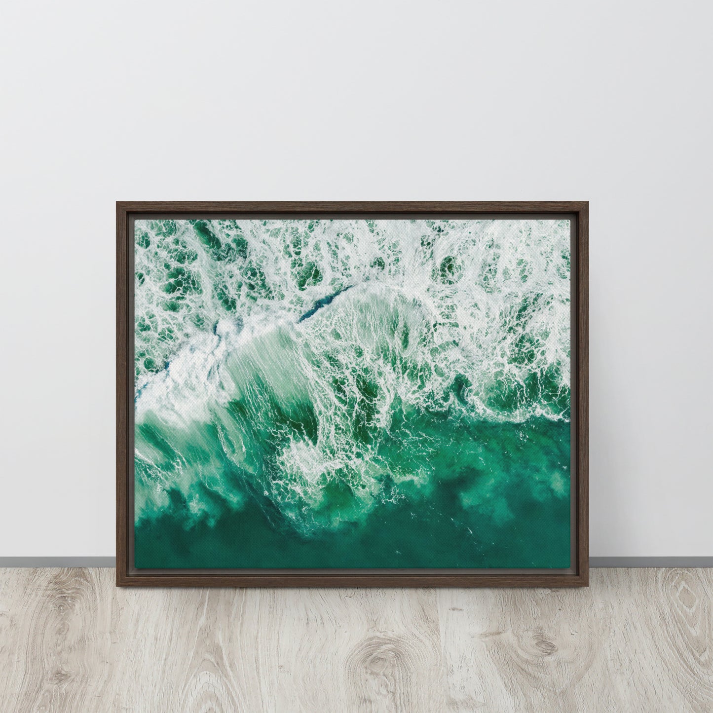 Ocean Waves. Framed canvas