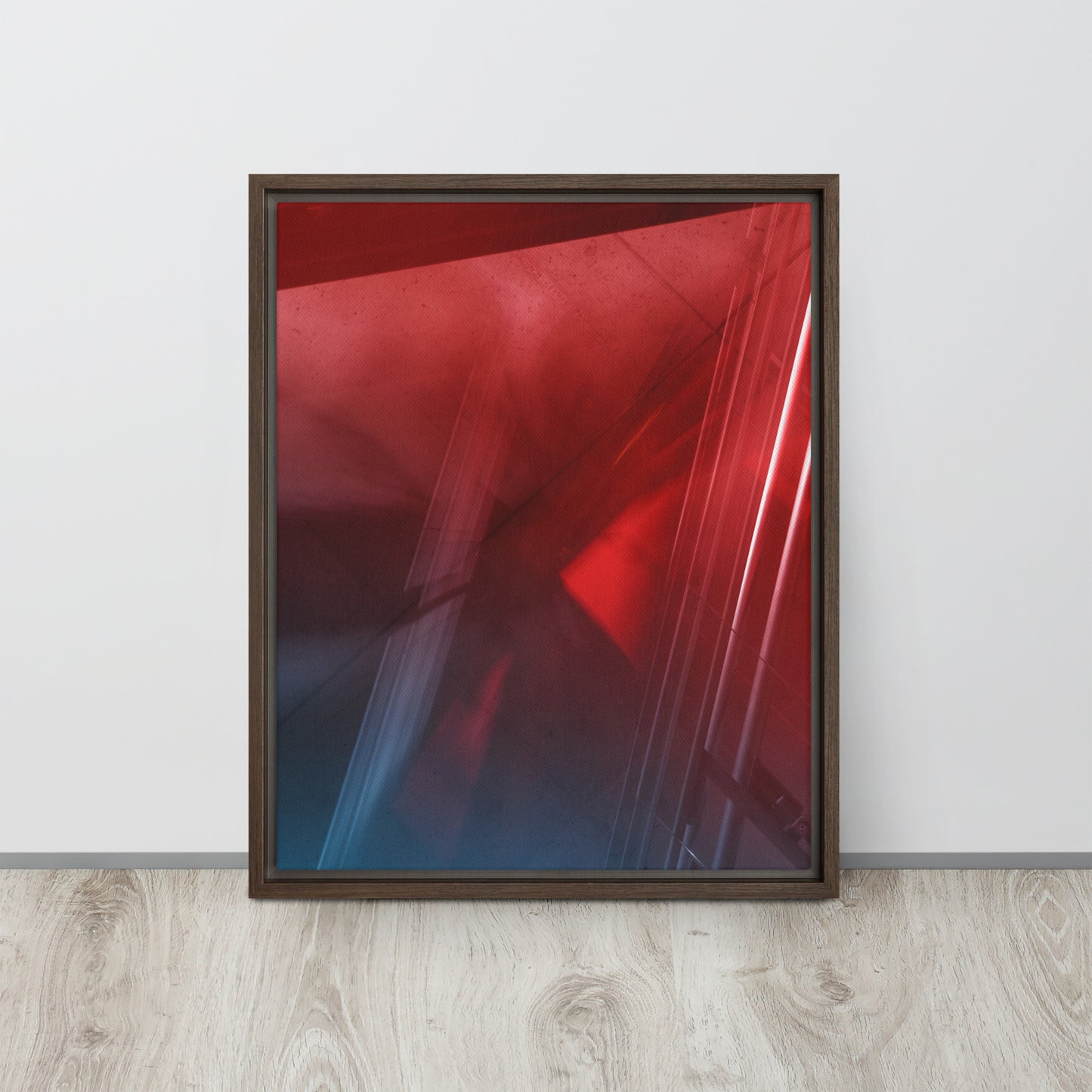 Fire & Ice. Framed canvas