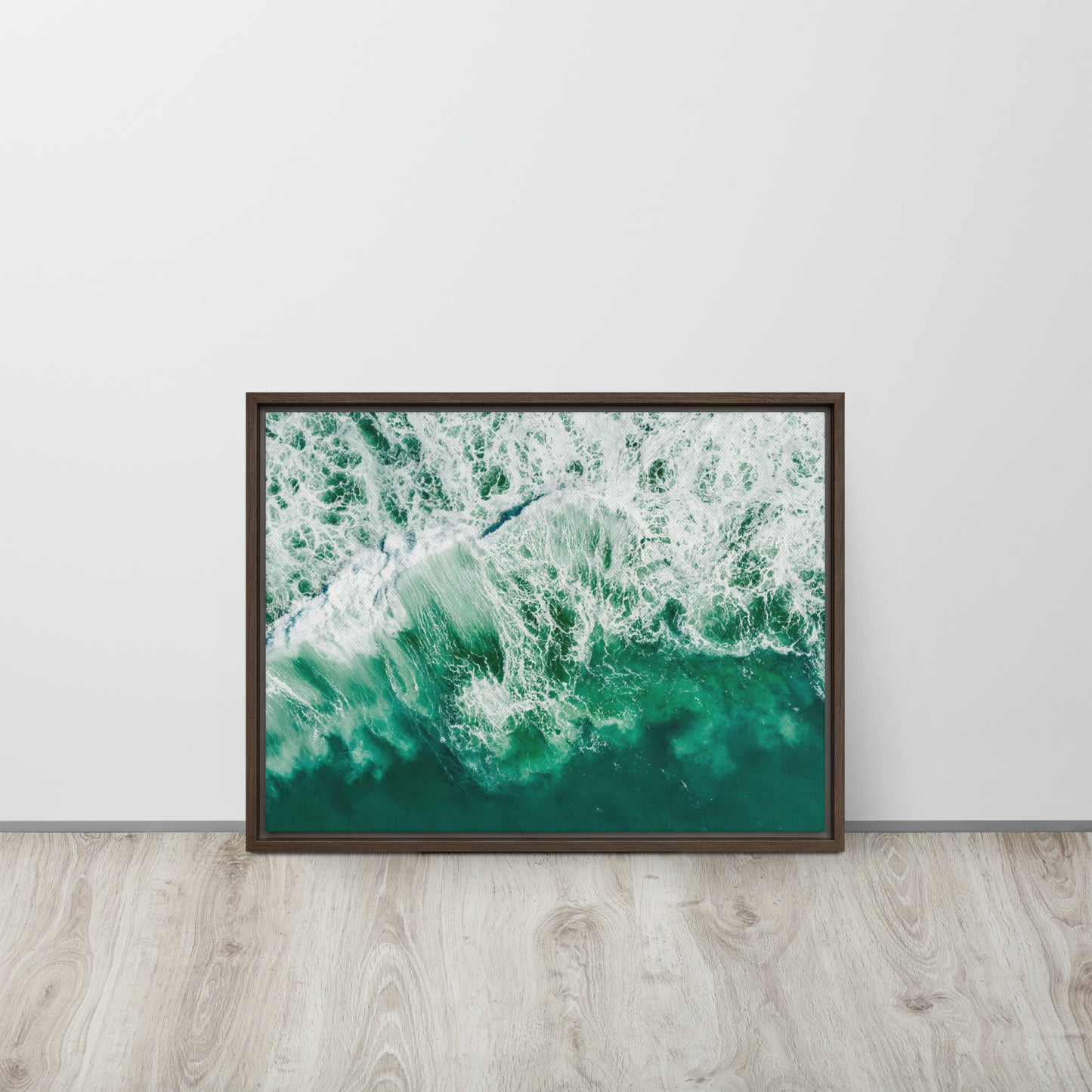 Ocean Waves. Framed canvas