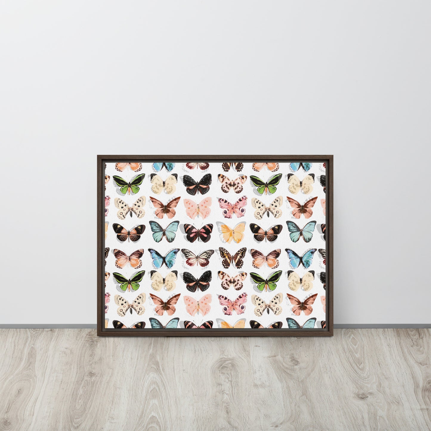 Butterfly. Framed canvas