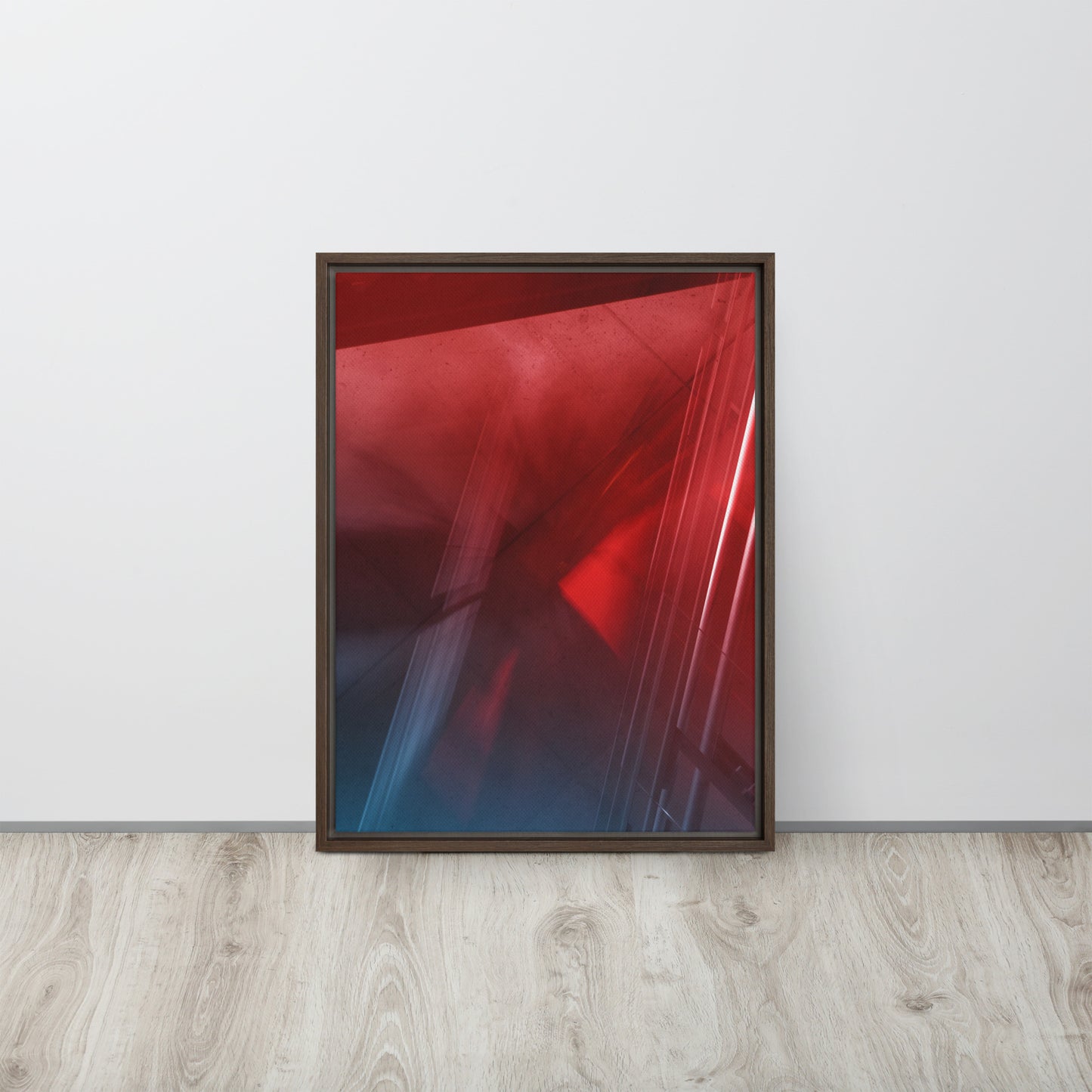 Fire & Ice. Framed canvas