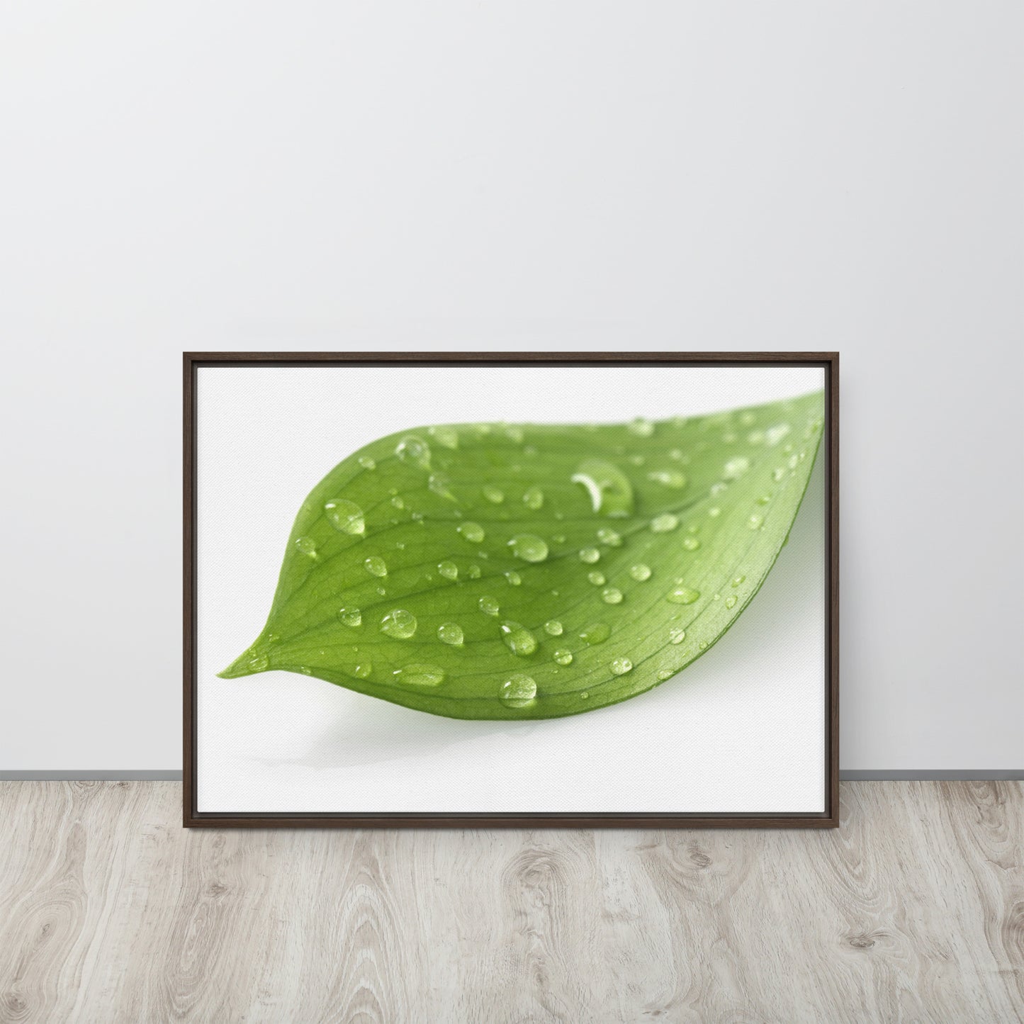 LEAF. Framed canvas