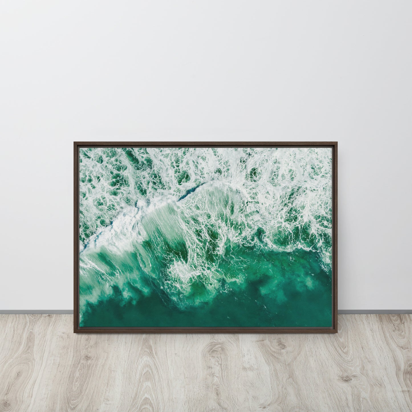 Ocean Waves. Framed canvas