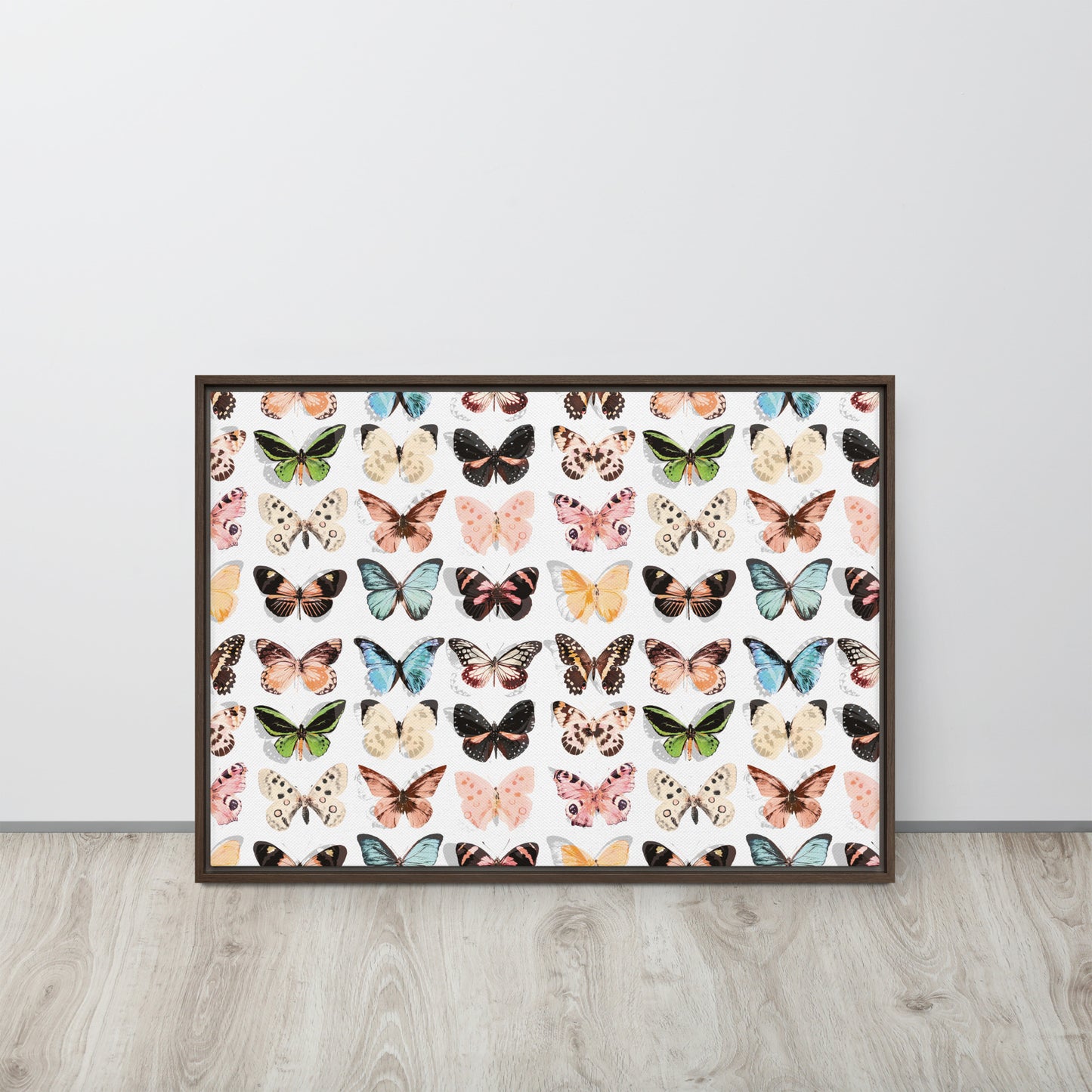 Butterfly. Framed canvas