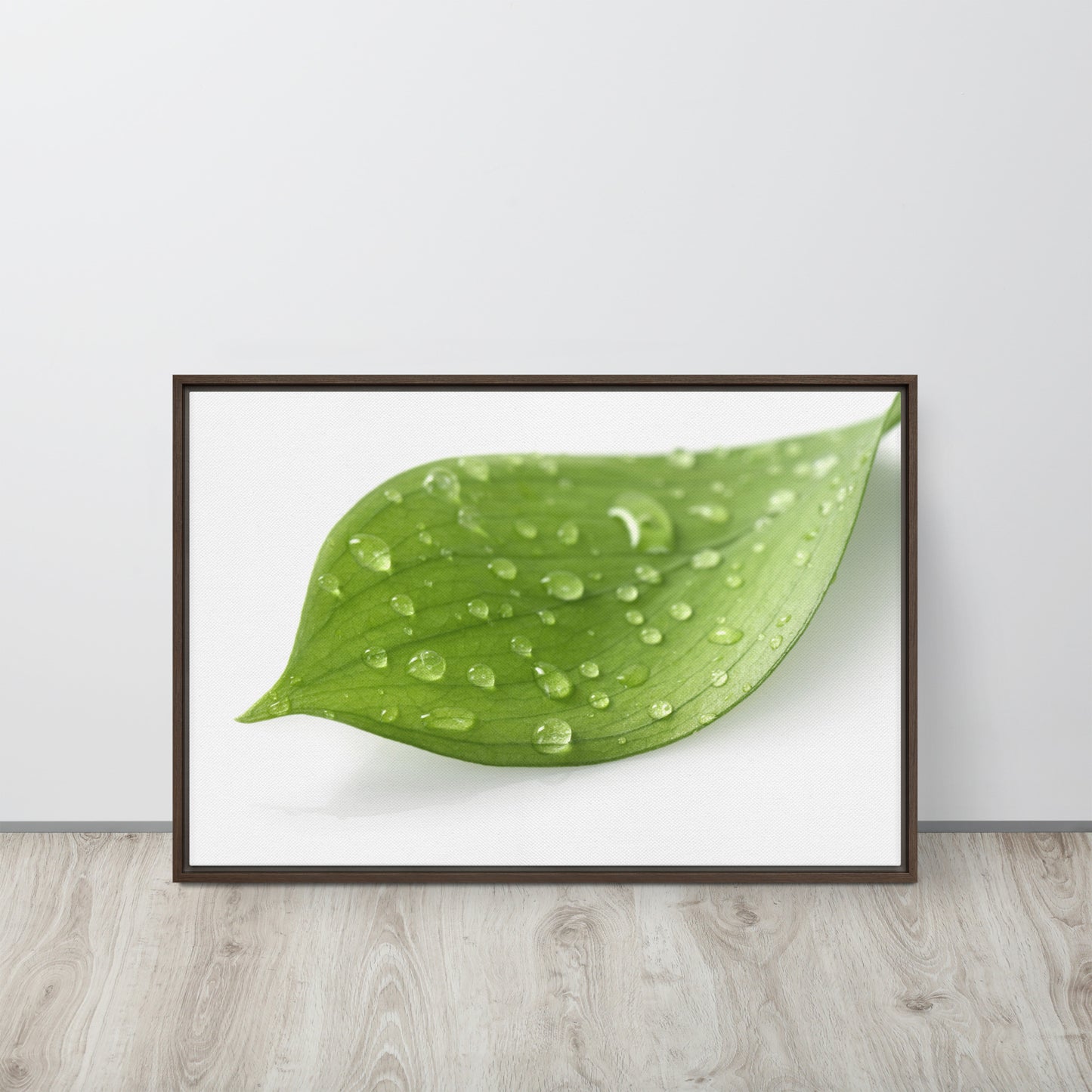 LEAF. Framed canvas