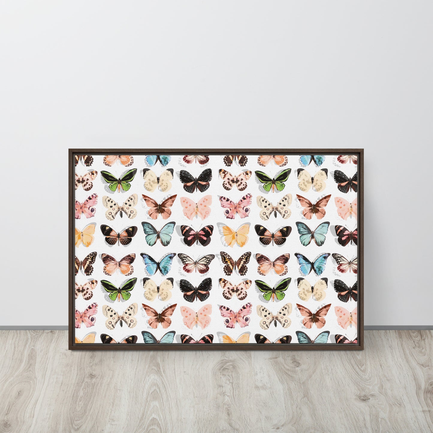 Butterfly. Framed canvas