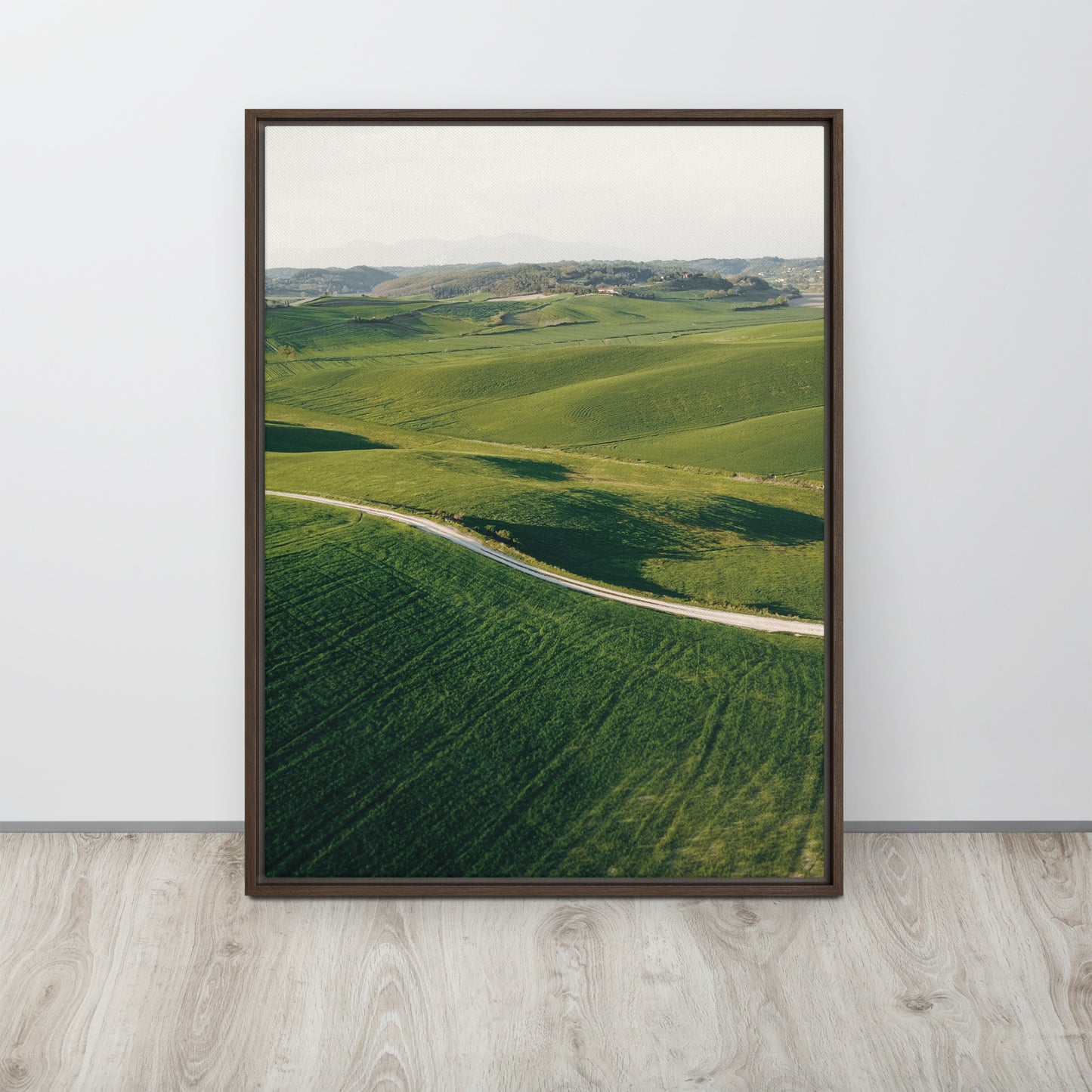 COUNTRY PEACE. Framed canvas