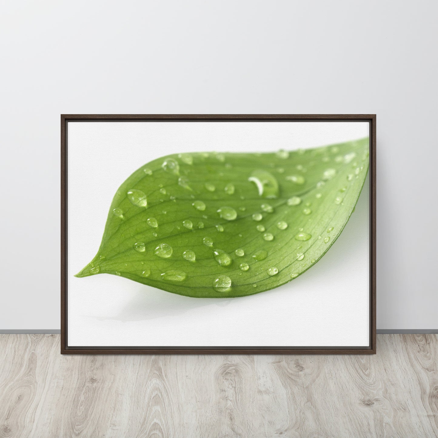 LEAF. Framed canvas