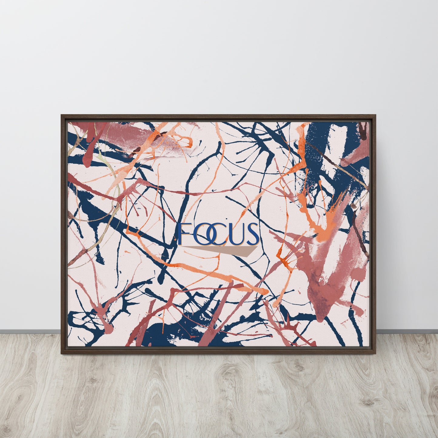 FOCUS. Framed canvas