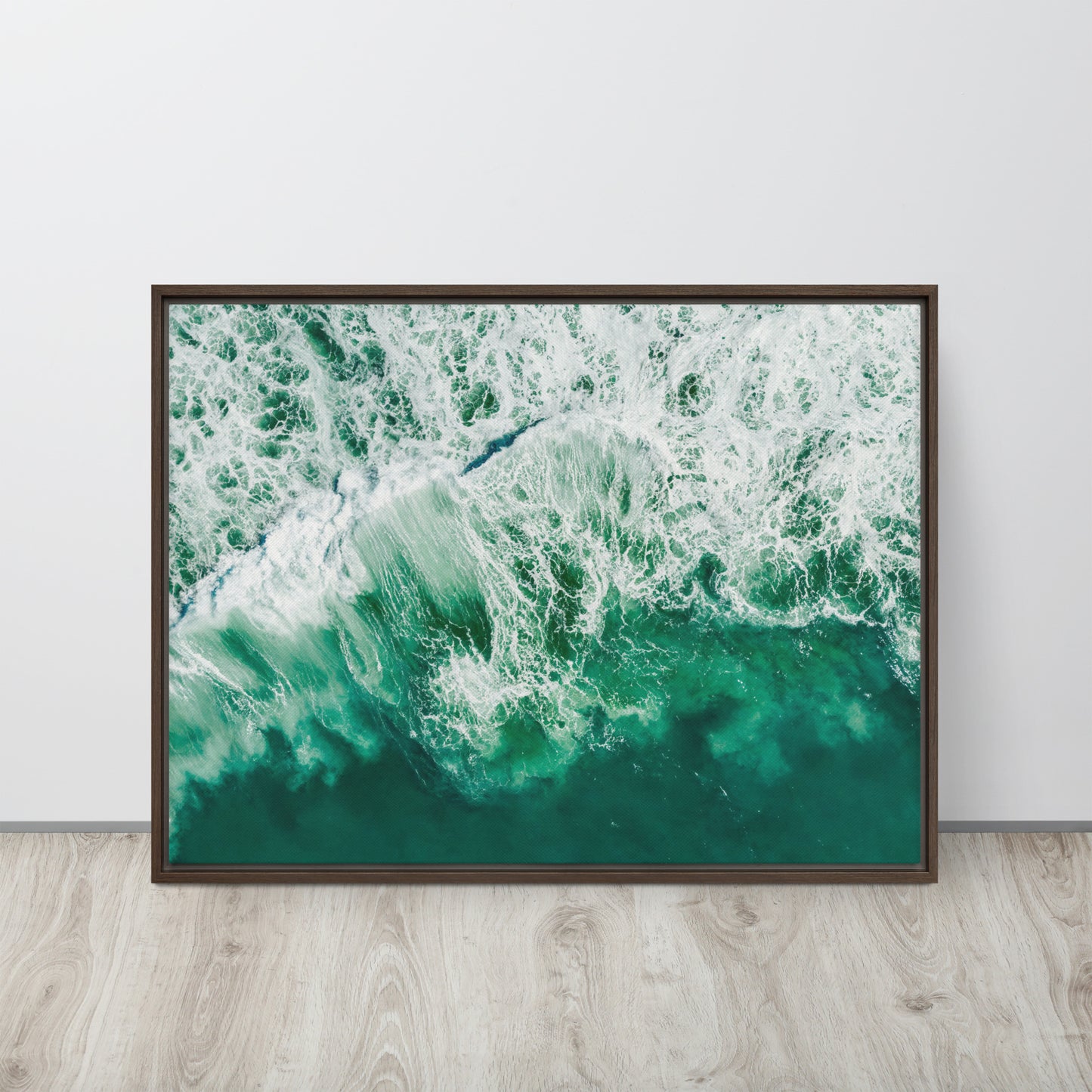 Ocean Waves. Framed canvas