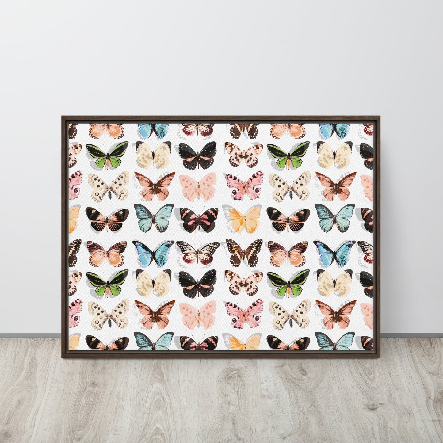 Butterfly. Framed canvas