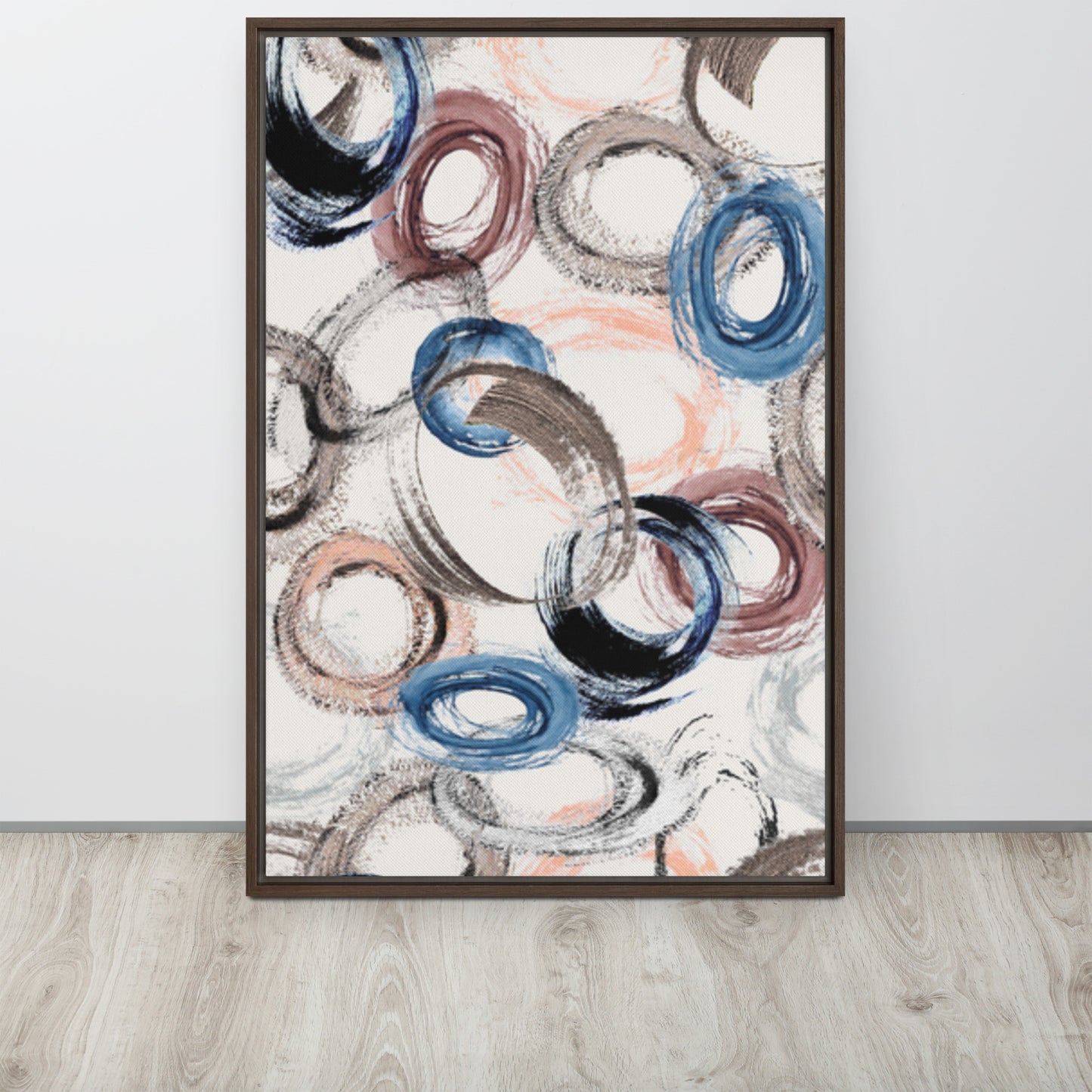 CIRCLES. Framed canvas