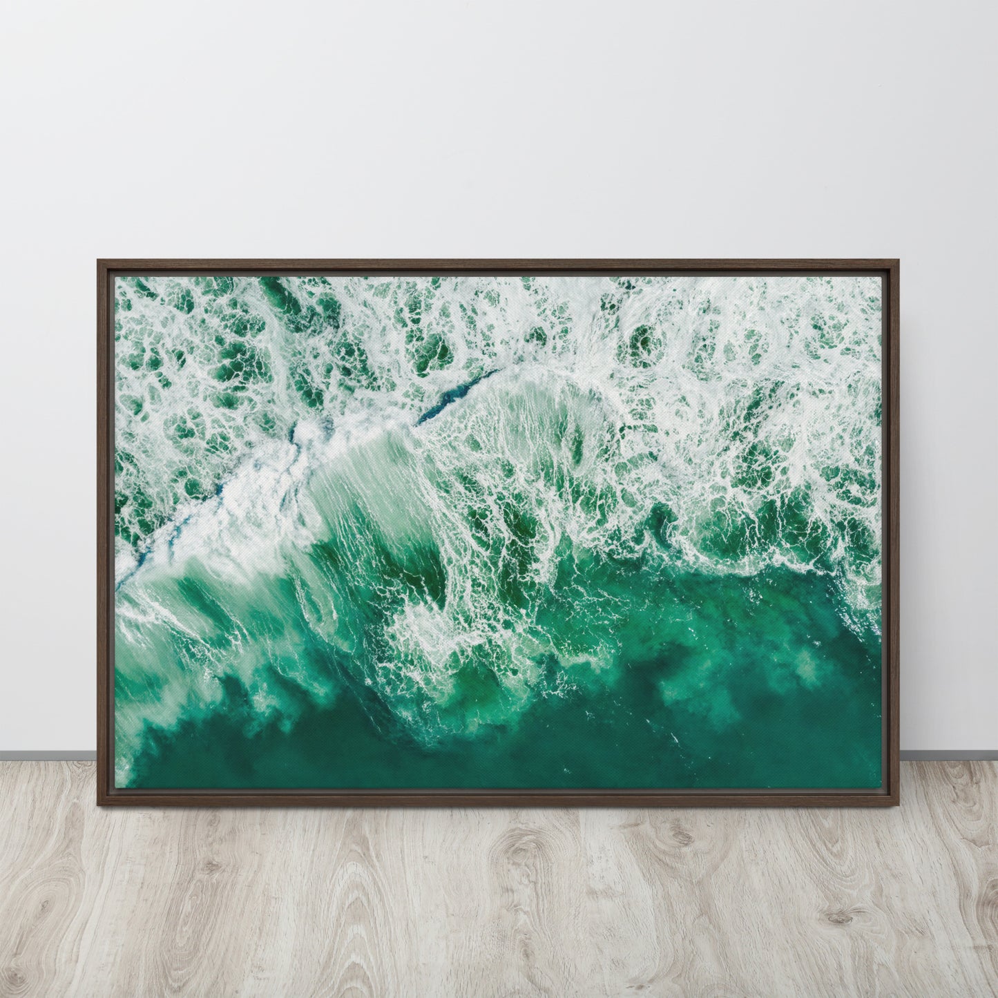 Ocean Waves. Framed canvas