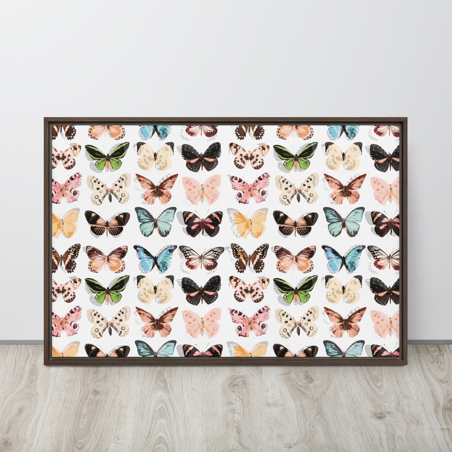 Butterfly. Framed canvas