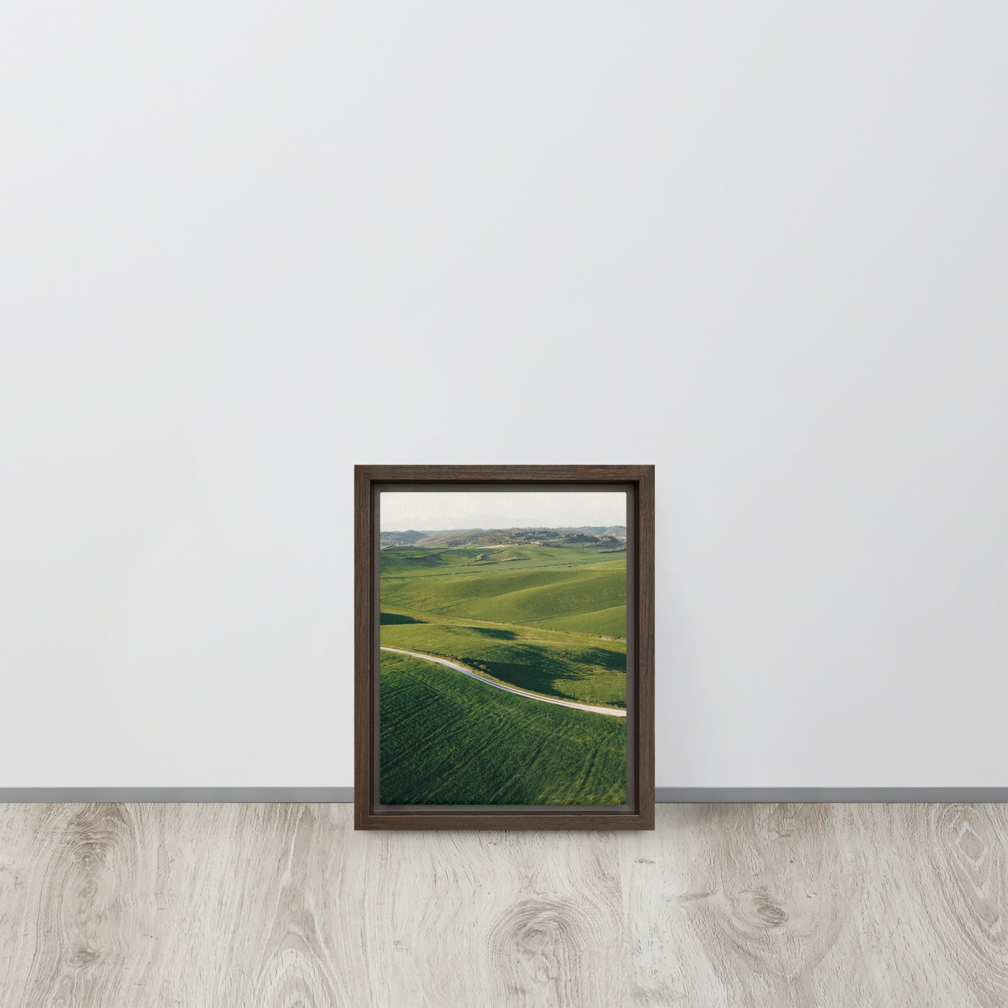 COUNTRY PEACE. Framed canvas