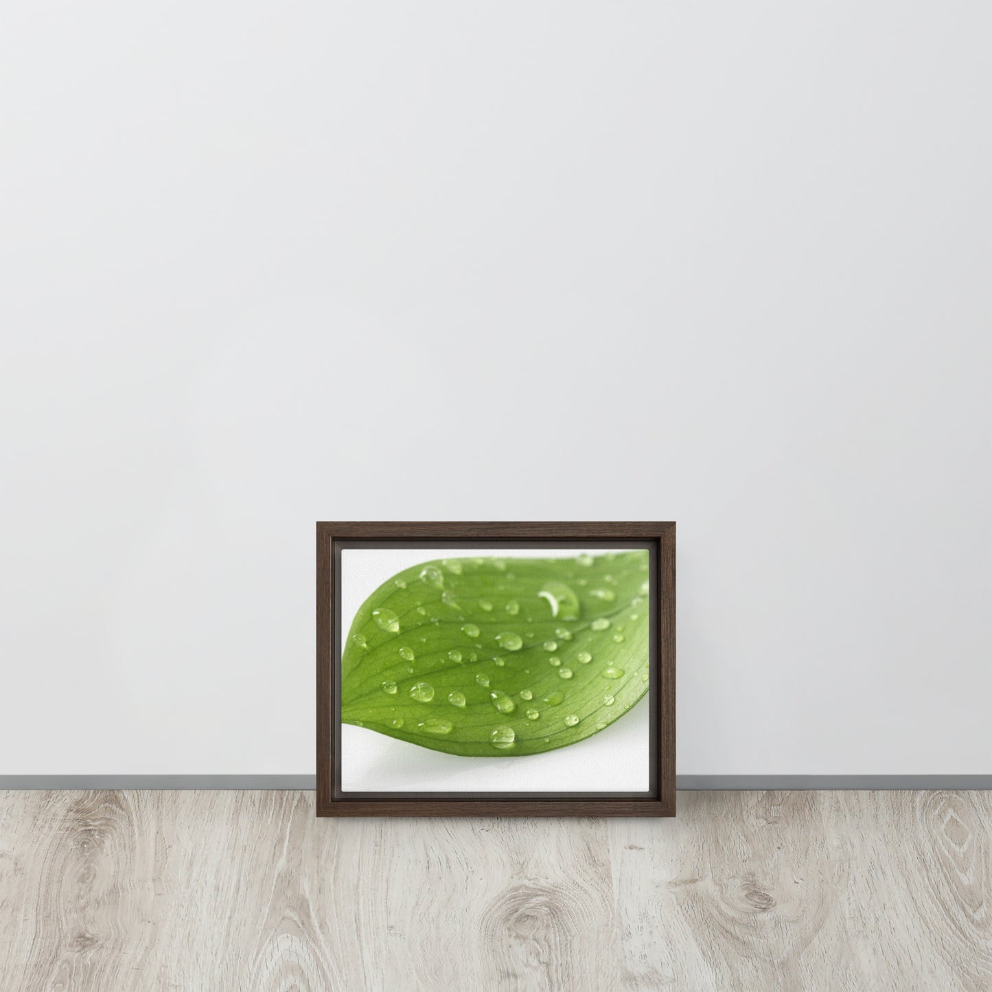 LEAF. Framed canvas