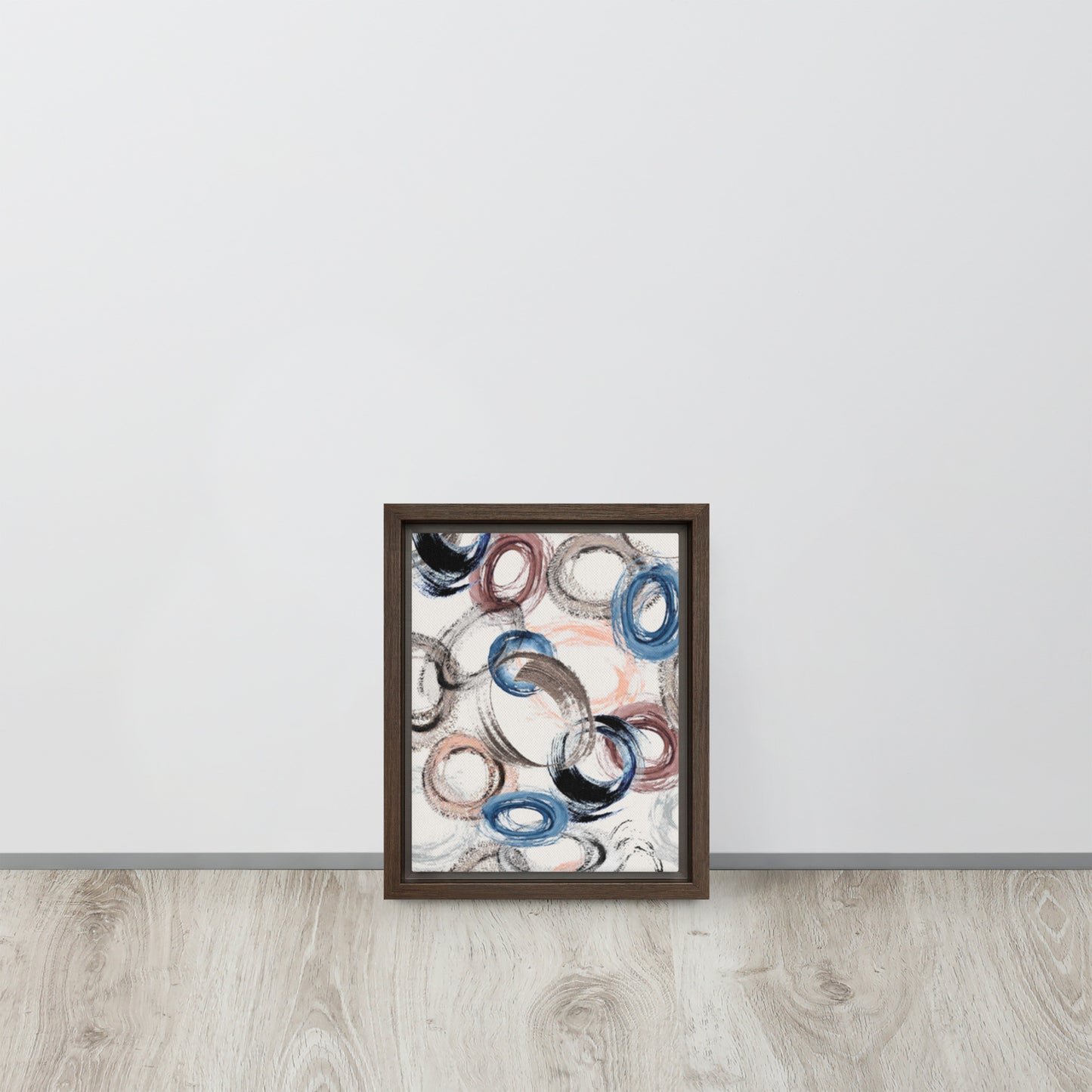 CIRCLES. Framed canvas