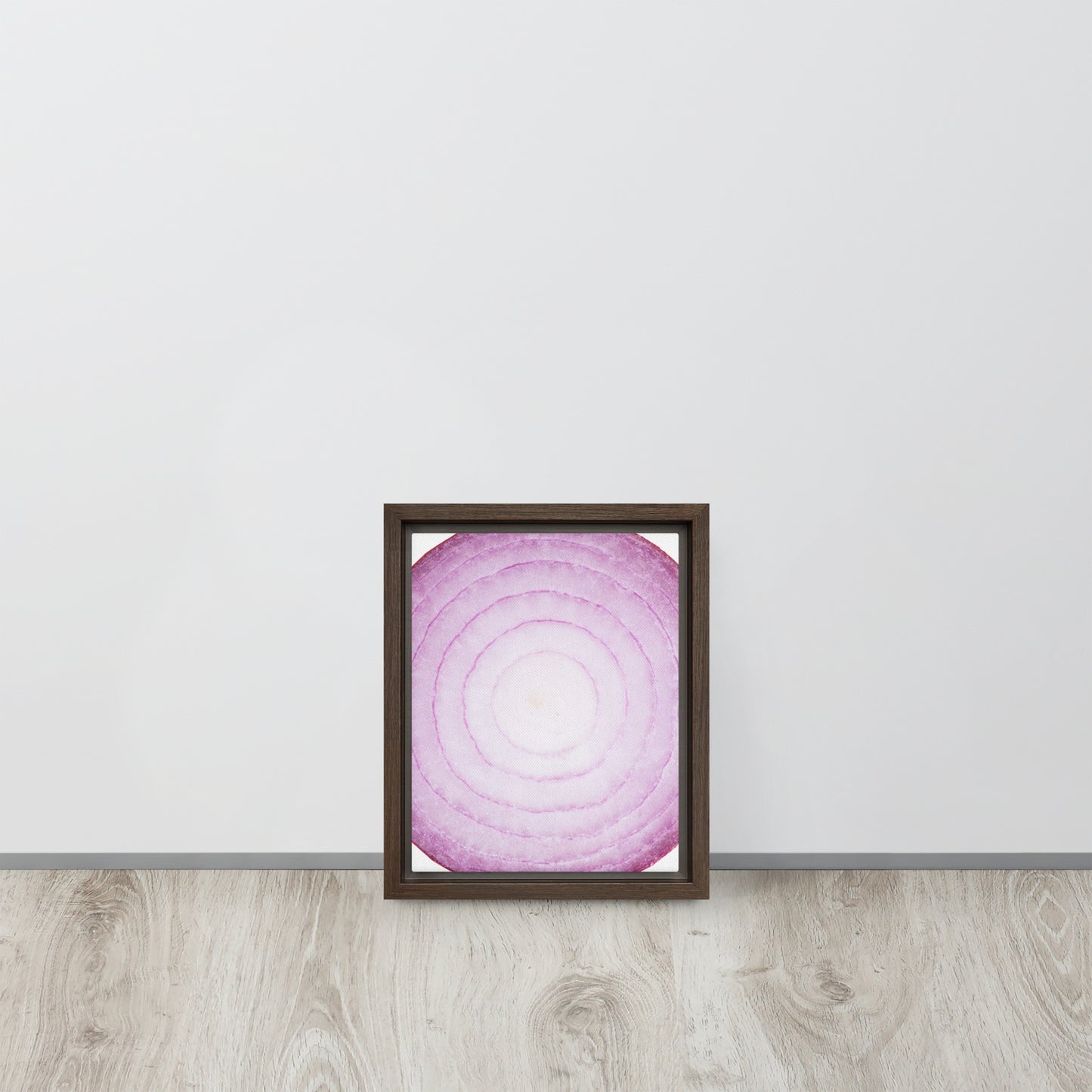 ONION. Framed canvas