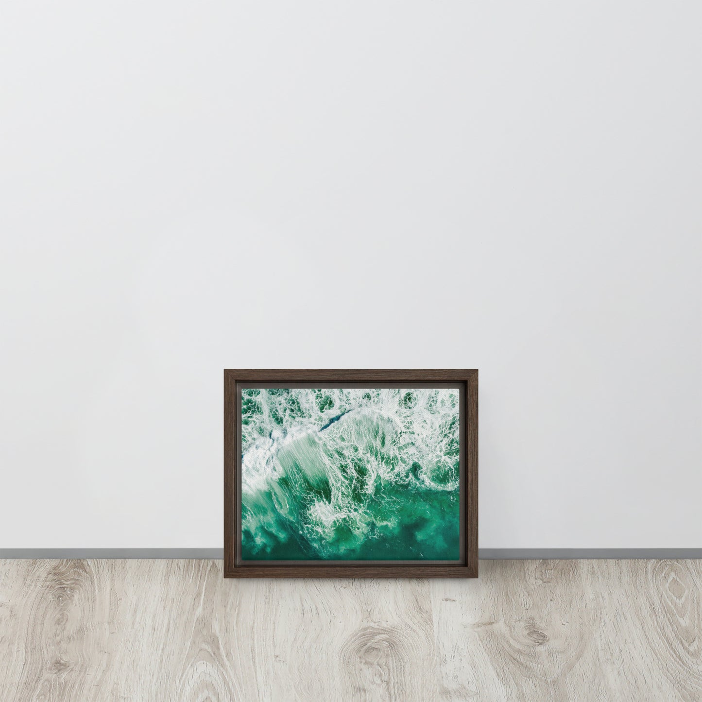 Ocean Waves. Framed canvas